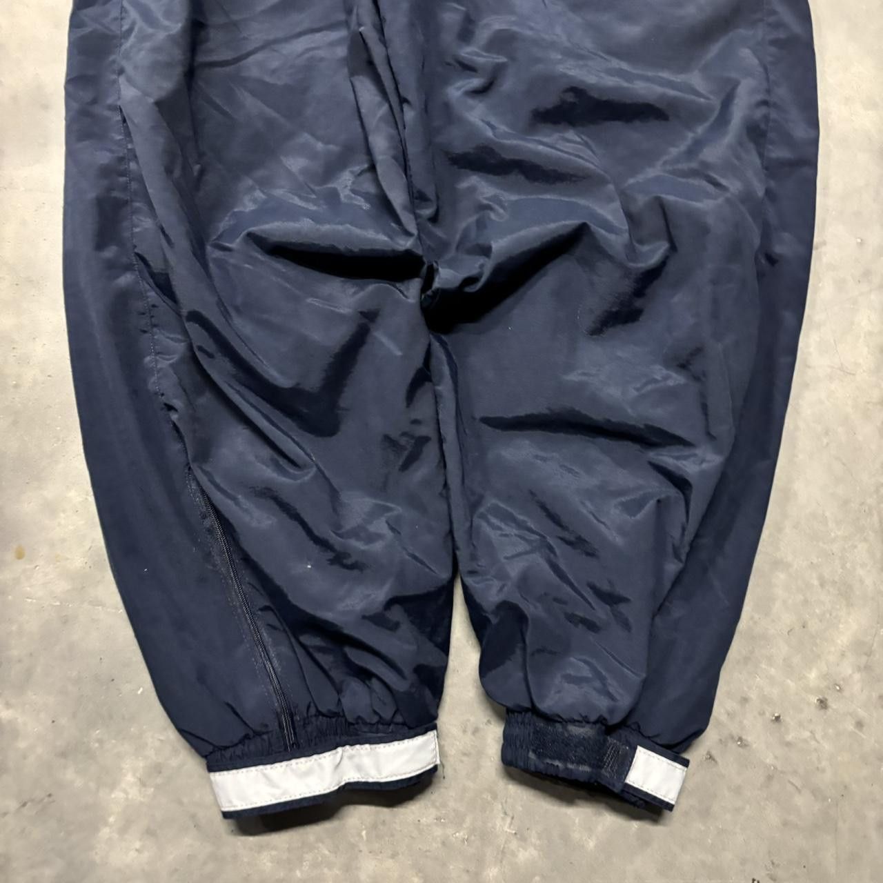 Japanese Brand × Vintage Crazy Vintage Y2K/2000s Baggy Navy Blue Streetwear Track Pants! Size US 30 / EU 46 - 6 Thumbnail
