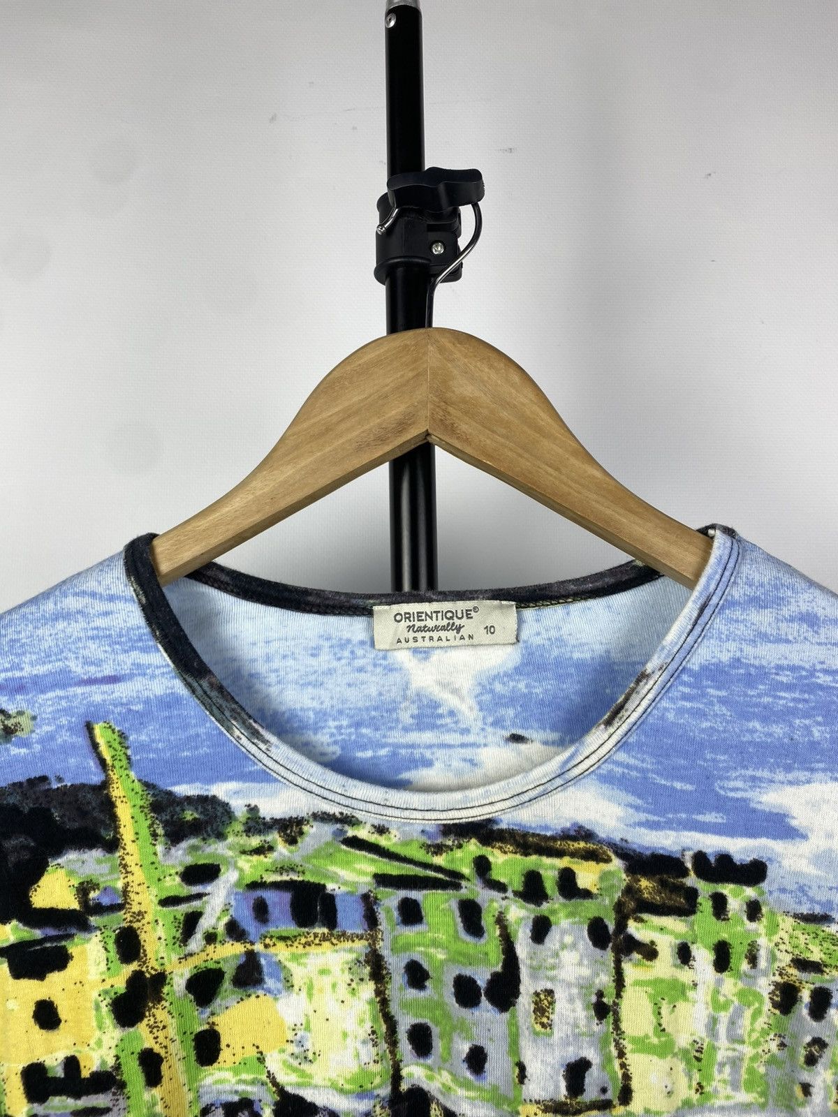 Designer × Jean Paul Gaultier Designer ART Italy All Over Print JPG style T shirt Blouses Size XS / US 0-2 / IT 36-38 - 2 Thumbnail