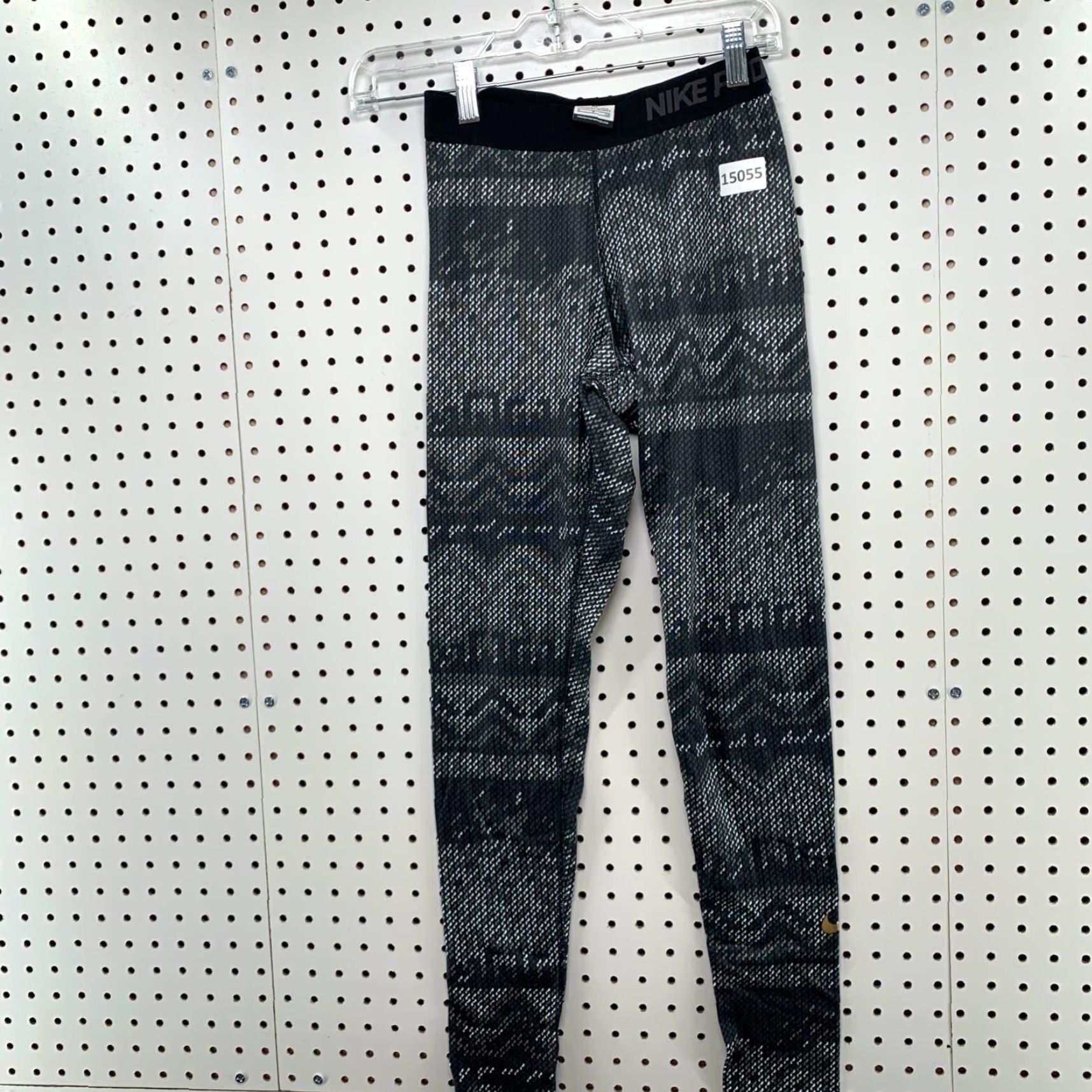 Nike Nike Women's Pro Dri Fit Compression Tights Pants Small Black White Size 28" / US 6 / IT 42 - 5 Thumbnail