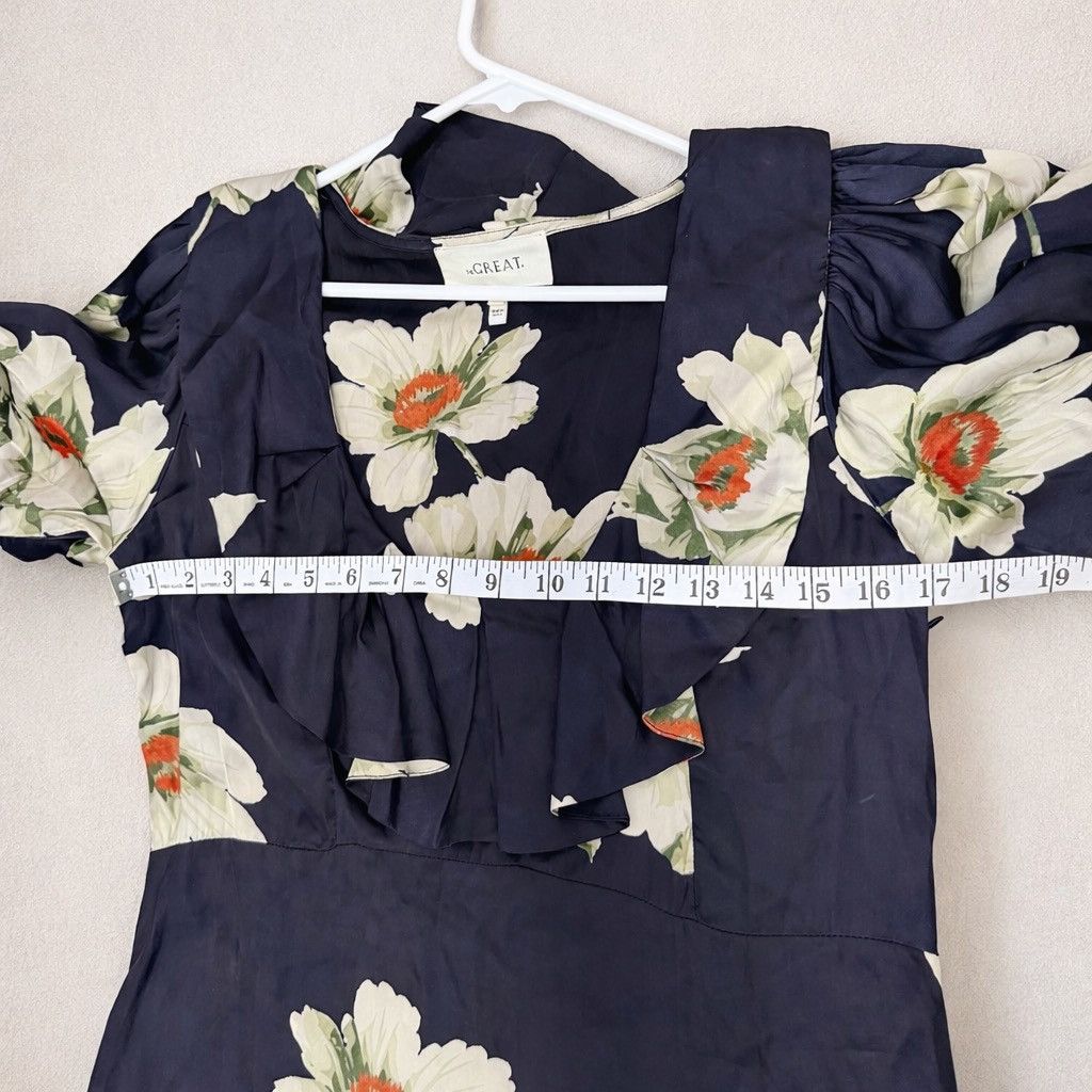 THE GREAT THE GREAT Medley Dress Floral Midi Romantic Prairie S/1 EUC Size S / US 4 / IT 40 - 4 Thumbnail