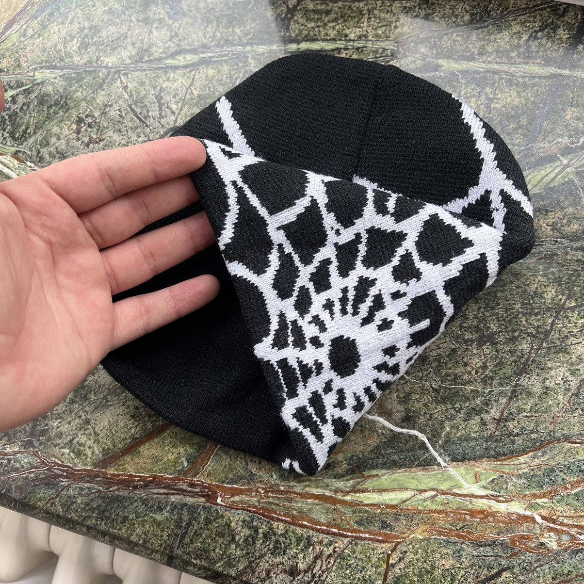Japanese Brand × Vintage 🕷️🕸️Spider Web Beanie Hat y2k Size ONE SIZE - 2 Thumbnail