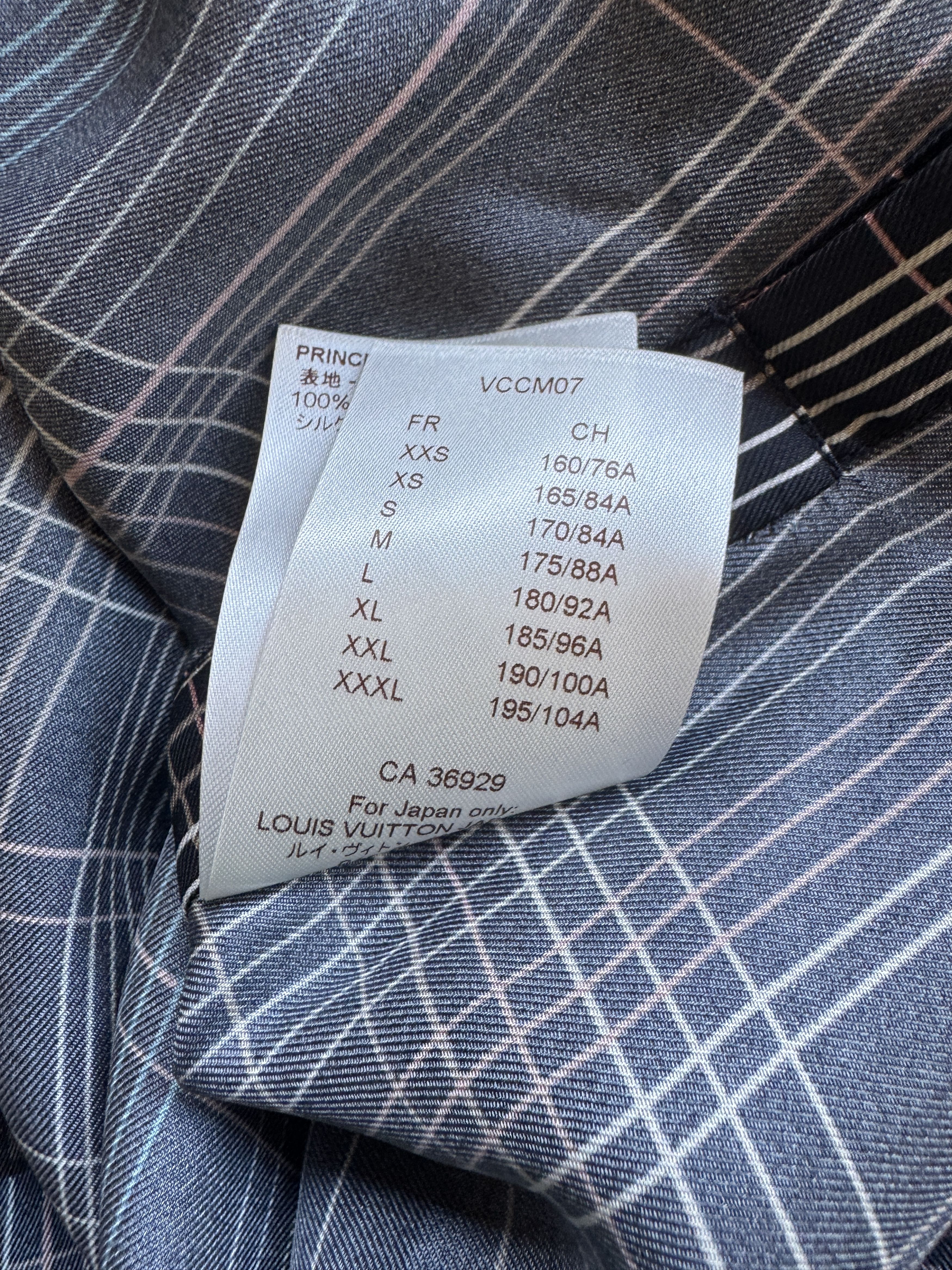 Louis Vuitton Prêt-à-Partir Silk Pyjama Shirt Size US L / EU 52-54 / 3 - 17 Thumbnail