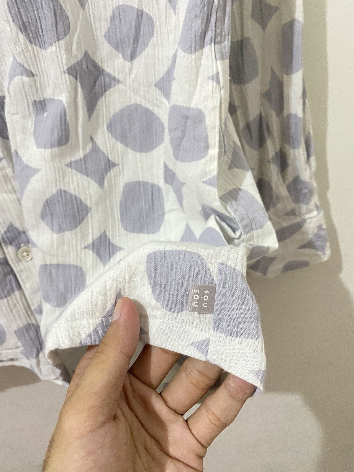 SOU SOU Sou Sou Stand Collar Buttondown Polo Size US M / EU 48-50 / 2 - 2 Thumbnail