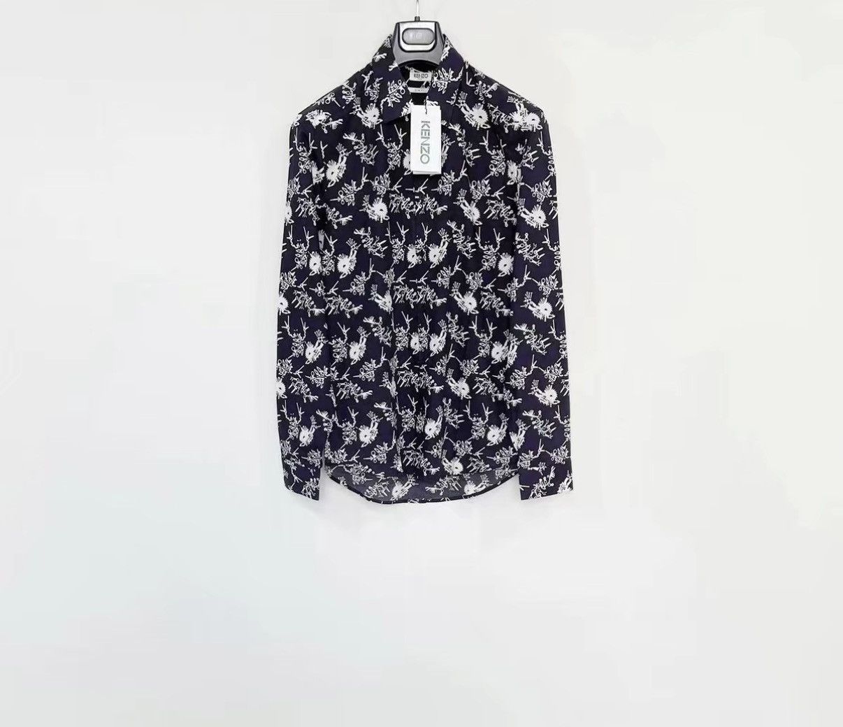 Kenzo KENZO 100% Cotton Long Sleeve Shirt J30 Size US S / EU 44-46 / 1 - 2 Thumbnail