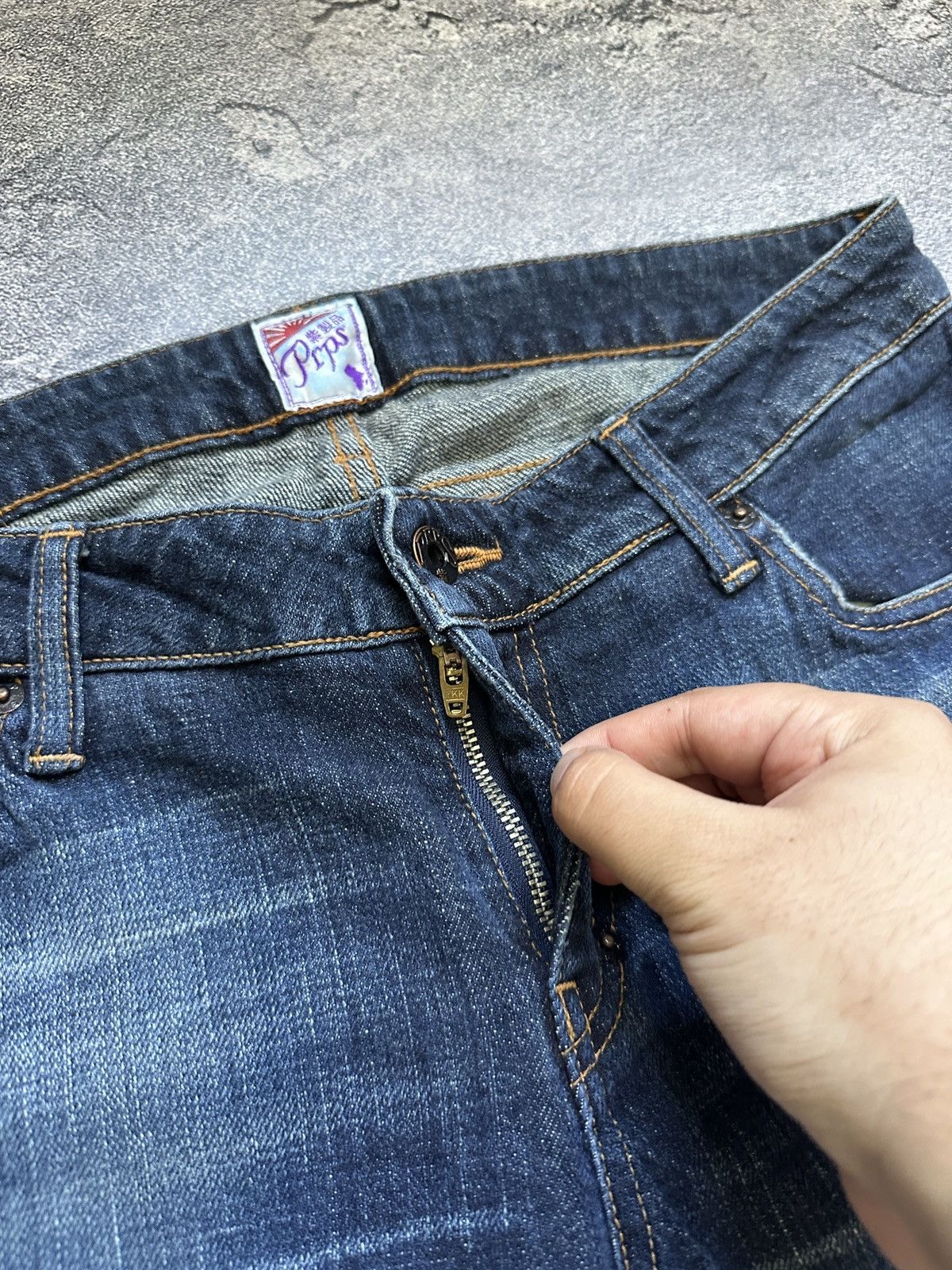 Prps Prps Women’s Purple Selvedge Japan Distressed Jeans Size 28 Size 28" / US 6 / IT 42 - 8 Thumbnail