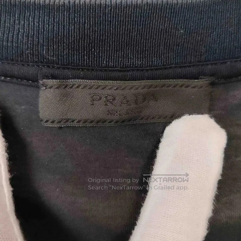 Prada Prada Black Cotton Men's T-shirt. Size US S / EU 44-46 / 1 - 3 Thumbnail