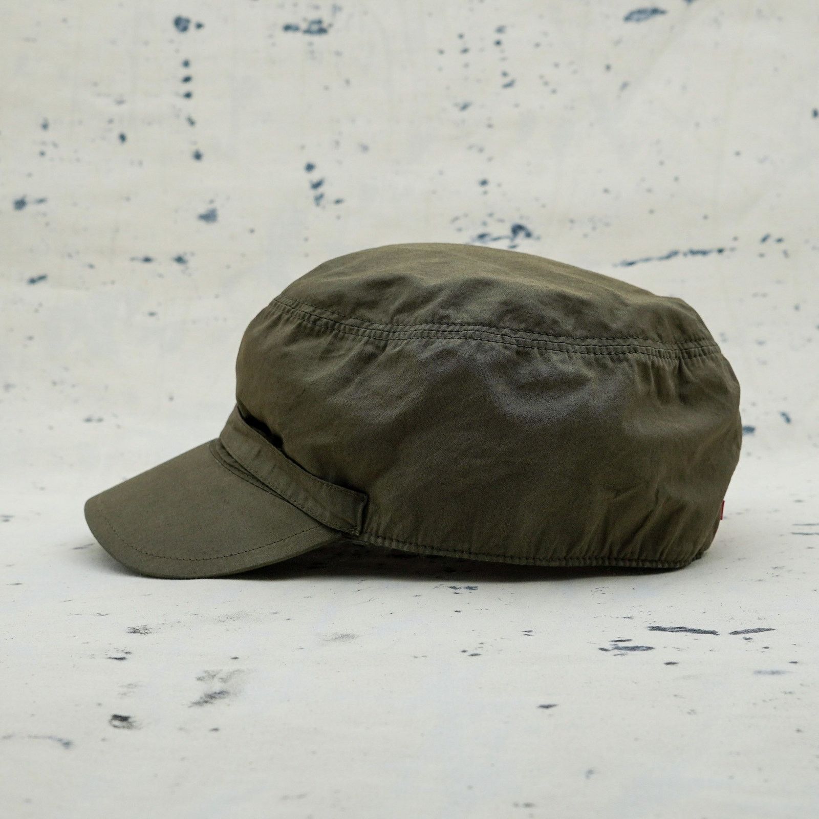 Prada Vintage prada khaki green military tab logo sport cap hat Size ONE SIZE - 3 Thumbnail