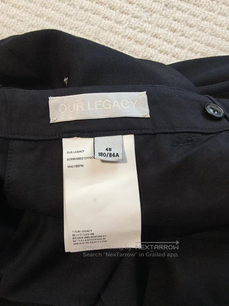 Our Legacy Our Legacy Wool Straight Leg Casual Pants Size US 32 / EU 48 - 5 Thumbnail