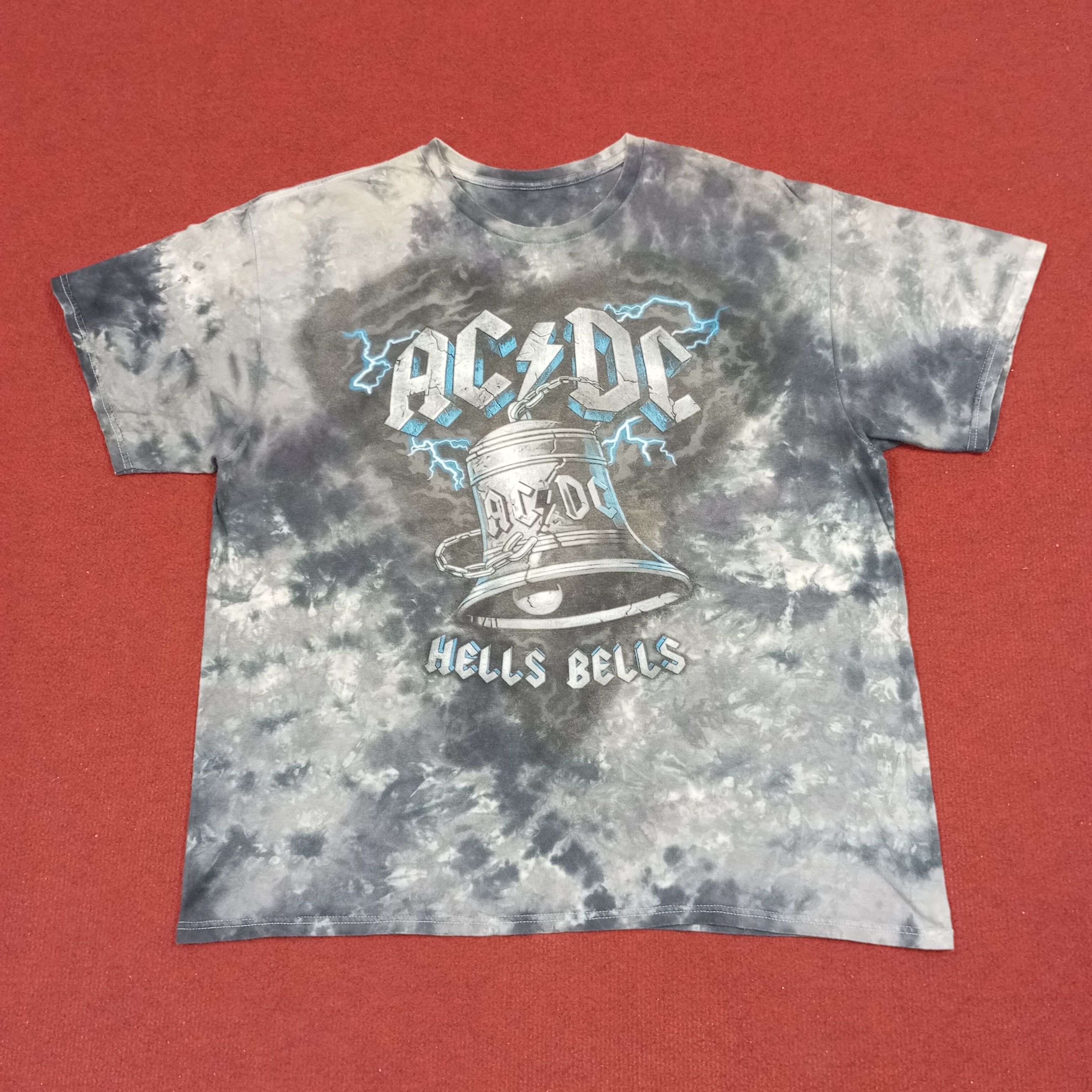 AC/DC × Band Tees × Vintage ACDC Rock Band Music Hells Bells Streetwear Style Tshirt Size US XL / EU 56 / 4 - 1 Thumbnail