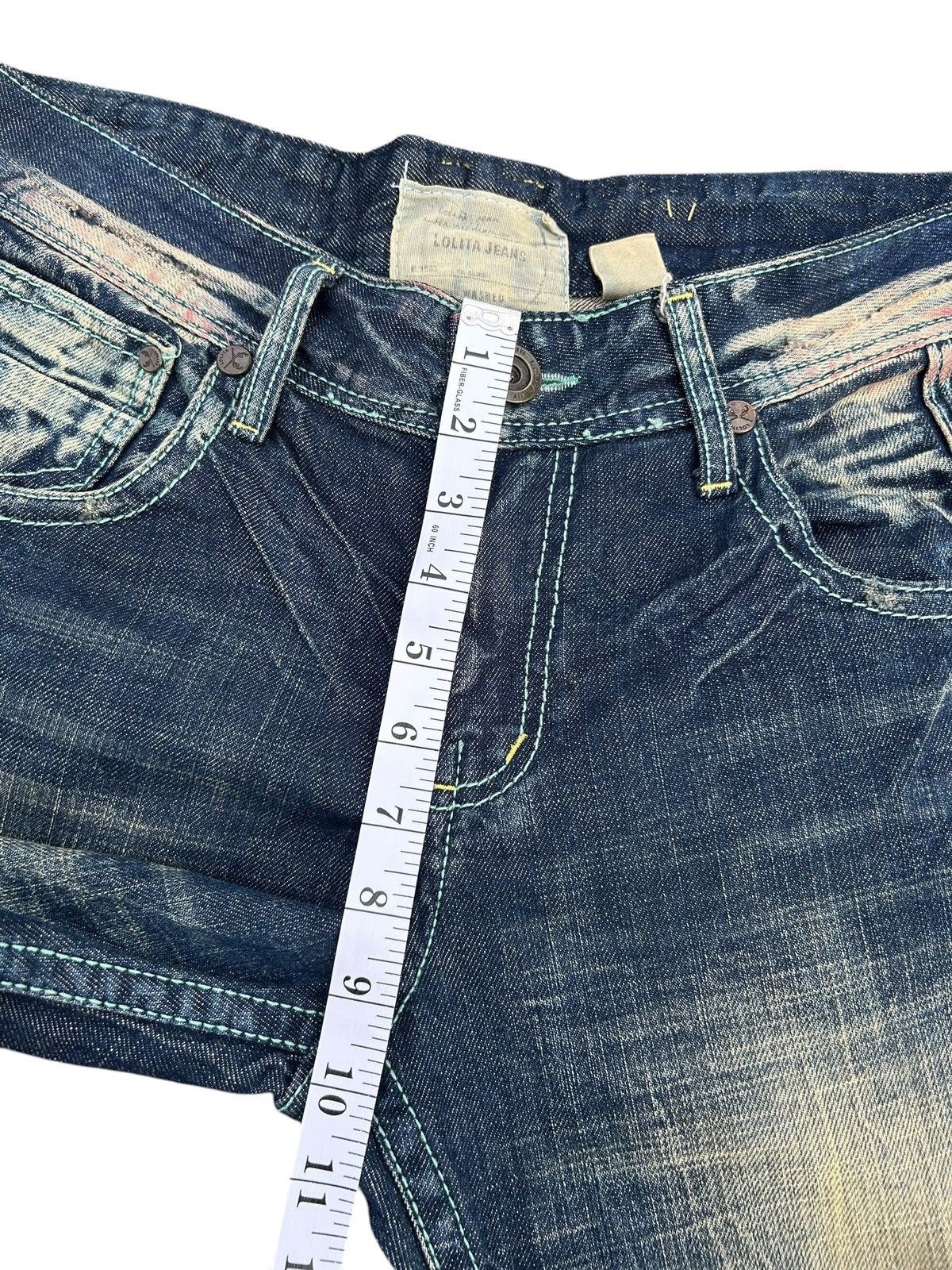 Kapital YOSHITOMO NARA LOLITA Vintage Distressed Rusty Denim Jeans Size US 34 / EU 50 - 21 Thumbnail