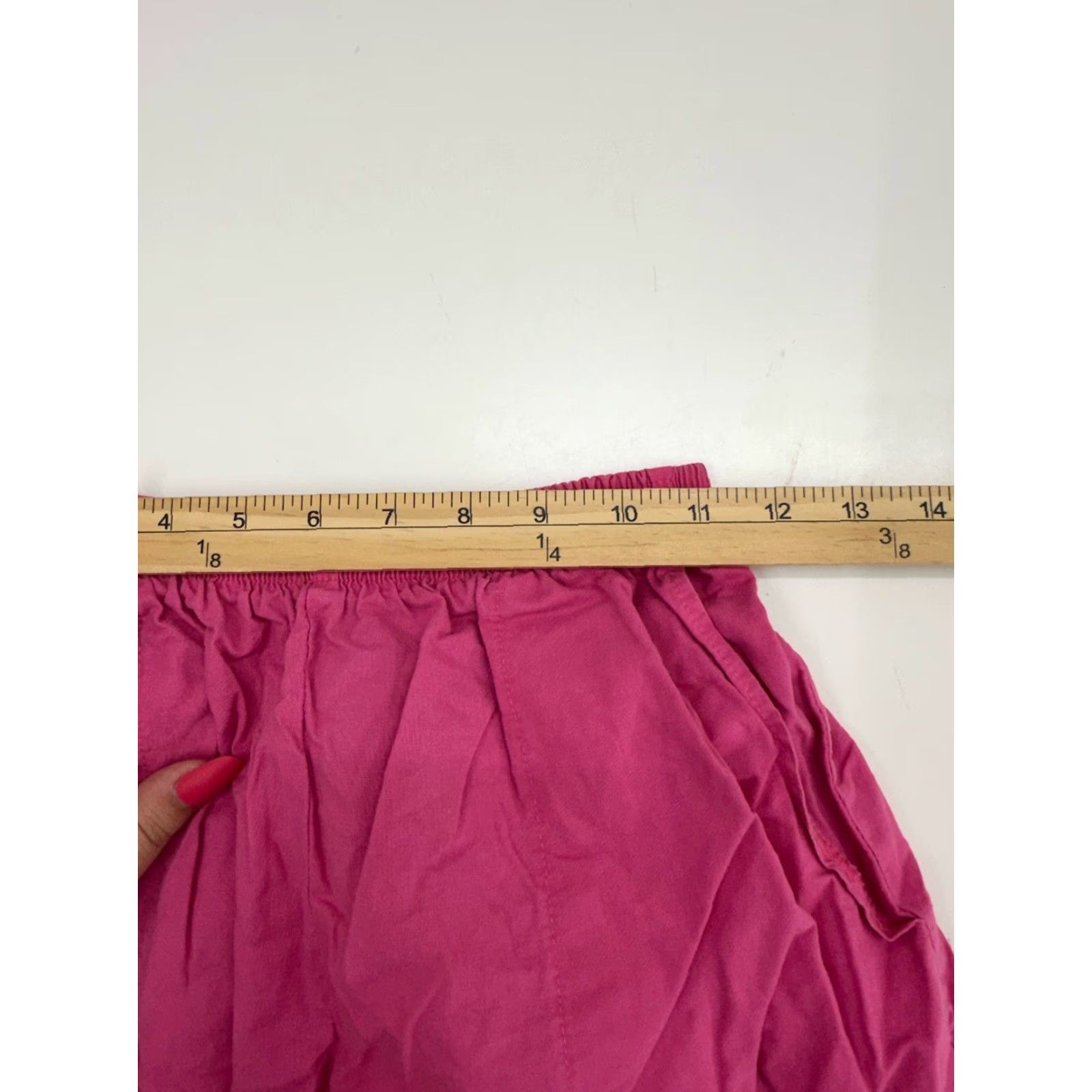 Pinko VINTAGE Como Sports Womens Shorts Small Pink Elastic Waist Pockets 80s 90s Classic Womens Size 28" / US 6 / IT 42 - 6 Thumbnail