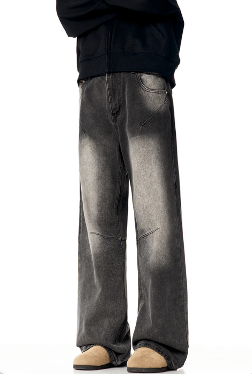 Japanese Brand × Jean American men's retro black loose straight trendy jeans Size US 32 / EU 48 - 4 Thumbnail