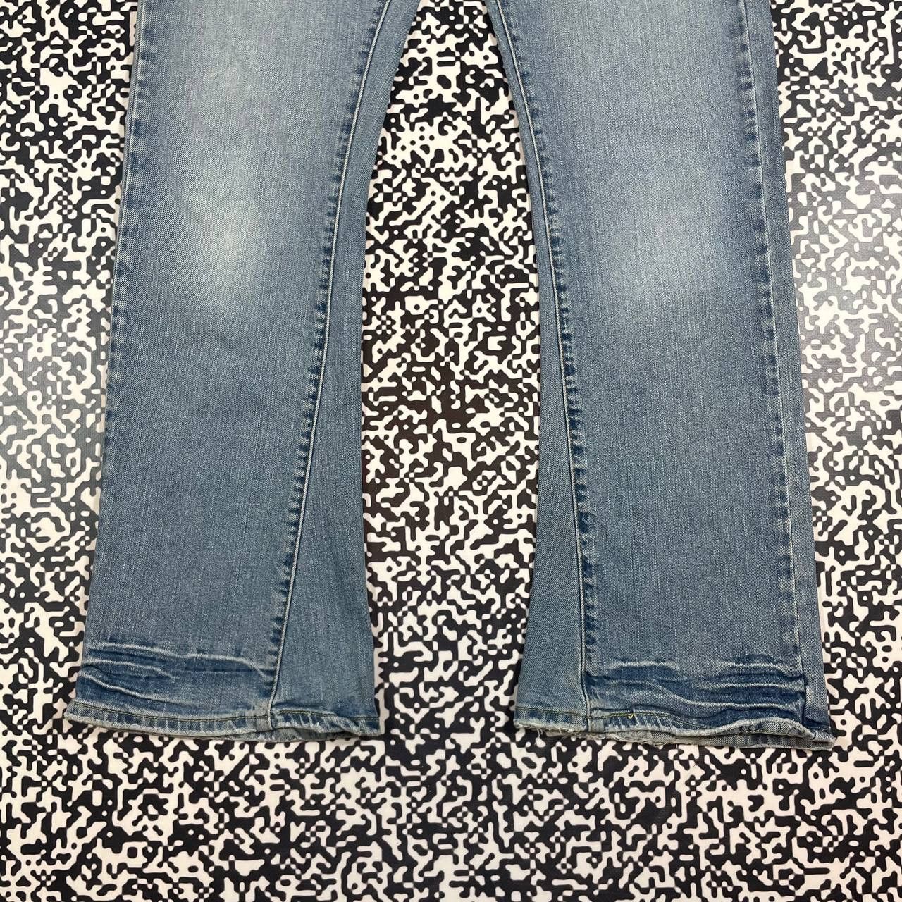 Levi's Vintage Clothing Vintage Y2K Levis 504 Flared Denim Jeans Retro 90s Style Size 30" / US 8 / IT 44 - 15 Thumbnail