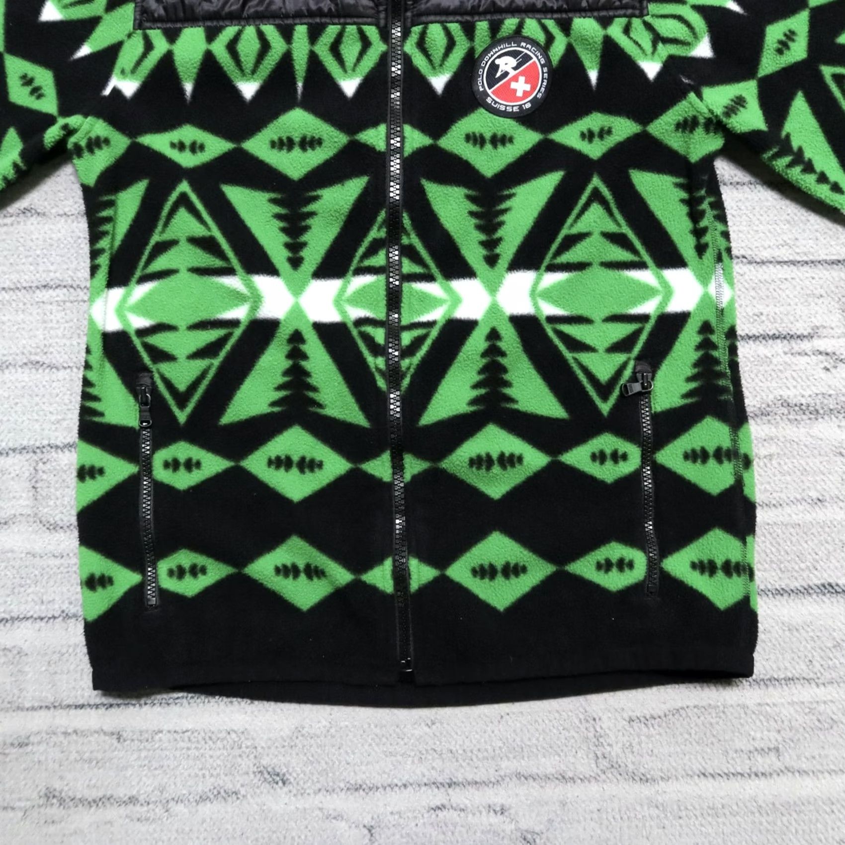 Polo Ralph Lauren Polo Ralph Lauren Downhill Racing Series Fleece Jacket Mens Jacket M Green Vintage Size US M / EU 48-50 / 2 - 3 Thumbnail