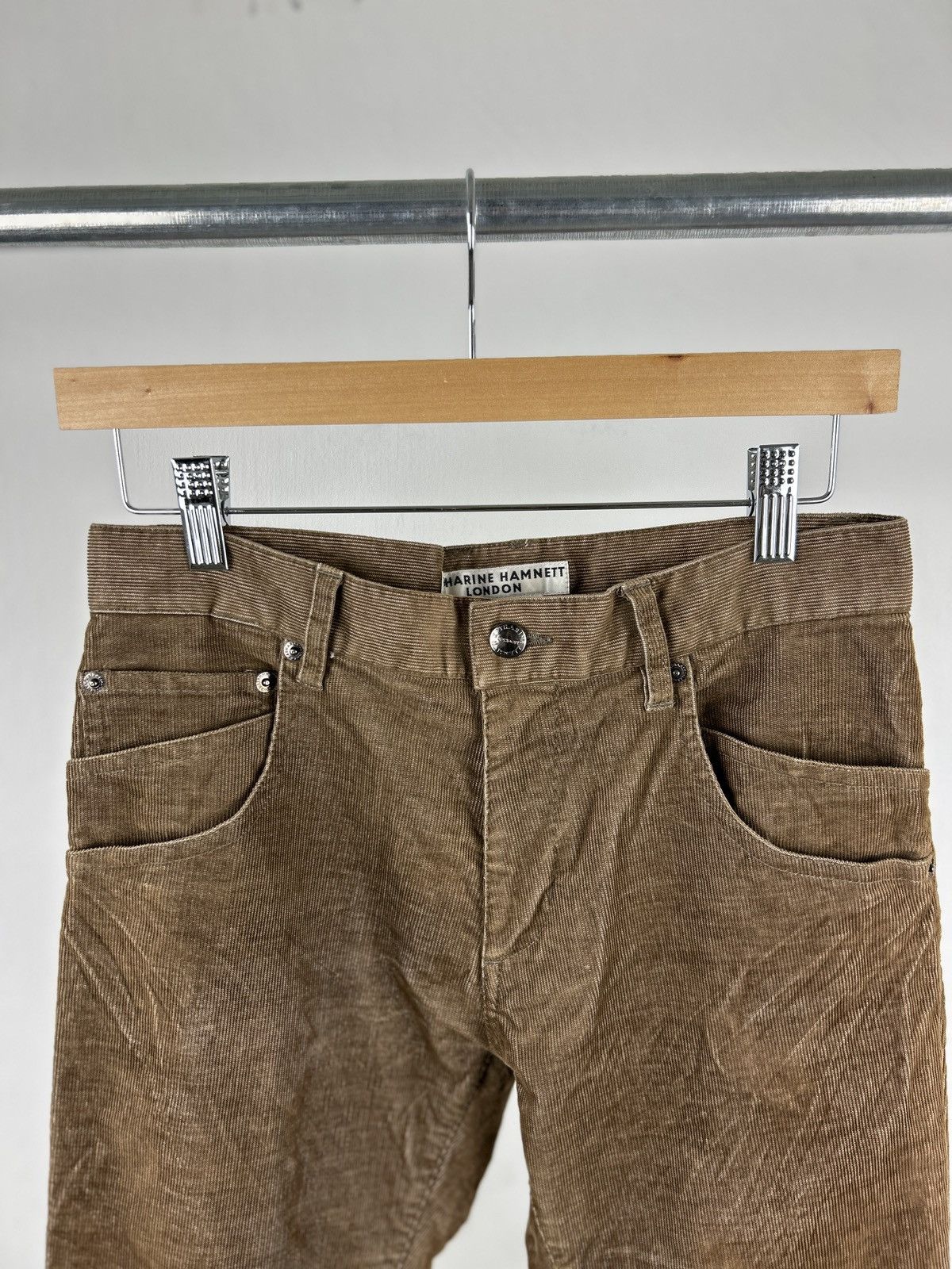 Katharine Hamnett London Katherine Hamnett London Corduroy Pants Size US 30 / EU 46 - 2 Thumbnail