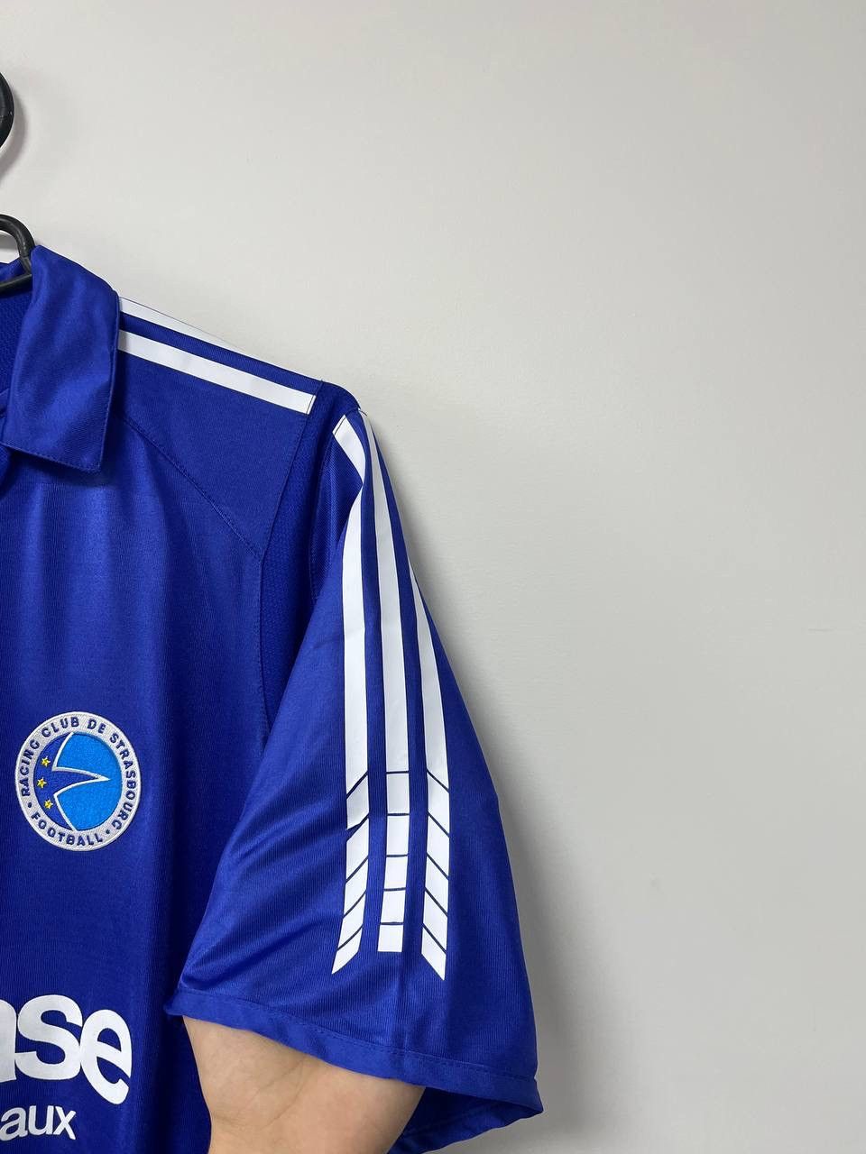 Adidas NWT Strasbourg 2005/2006 Home Mailot Adidas Football Shirt L Size US L / EU 52-54 / 3 - 10 Thumbnail