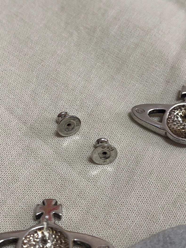 Vivienne Westwood Vivienne Westwood Vintage Stud Earrings S925 Sterling Silv Size ONE SIZE - 6 Thumbnail