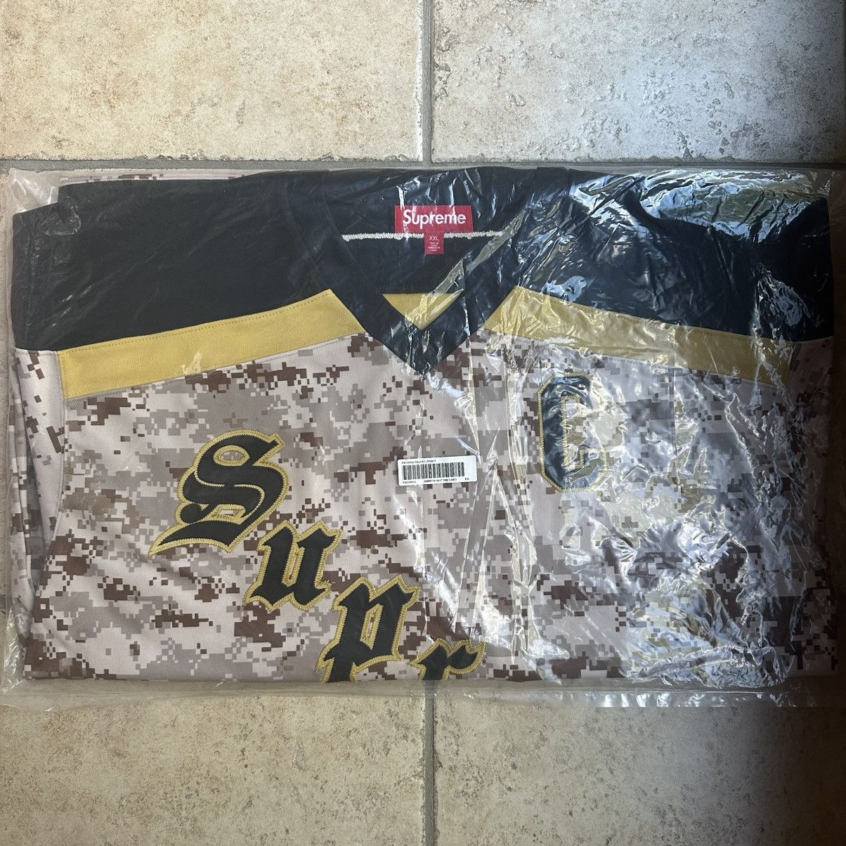 シャツ Supreme 2014ss Hockeyshirts  Desert Camo Supreme Camo Hockey Jersey シャツ Supreme 2014ss Hockeyshirts