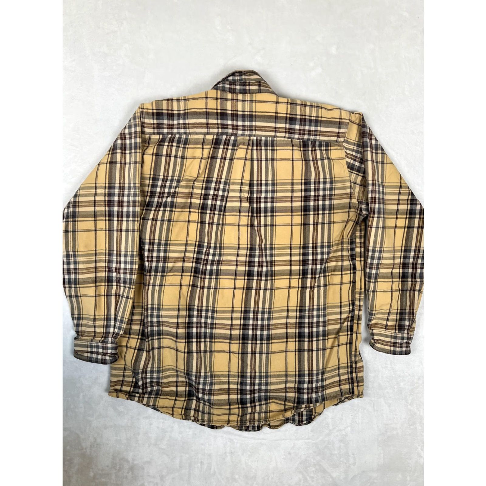Carhartt VINTAGE Carhartt Shirt Mens XLT Yellow Plaid Long Sleeve Button Up Shacket Workwear Size US XL / EU 56 / 4 - 6 Thumbnail