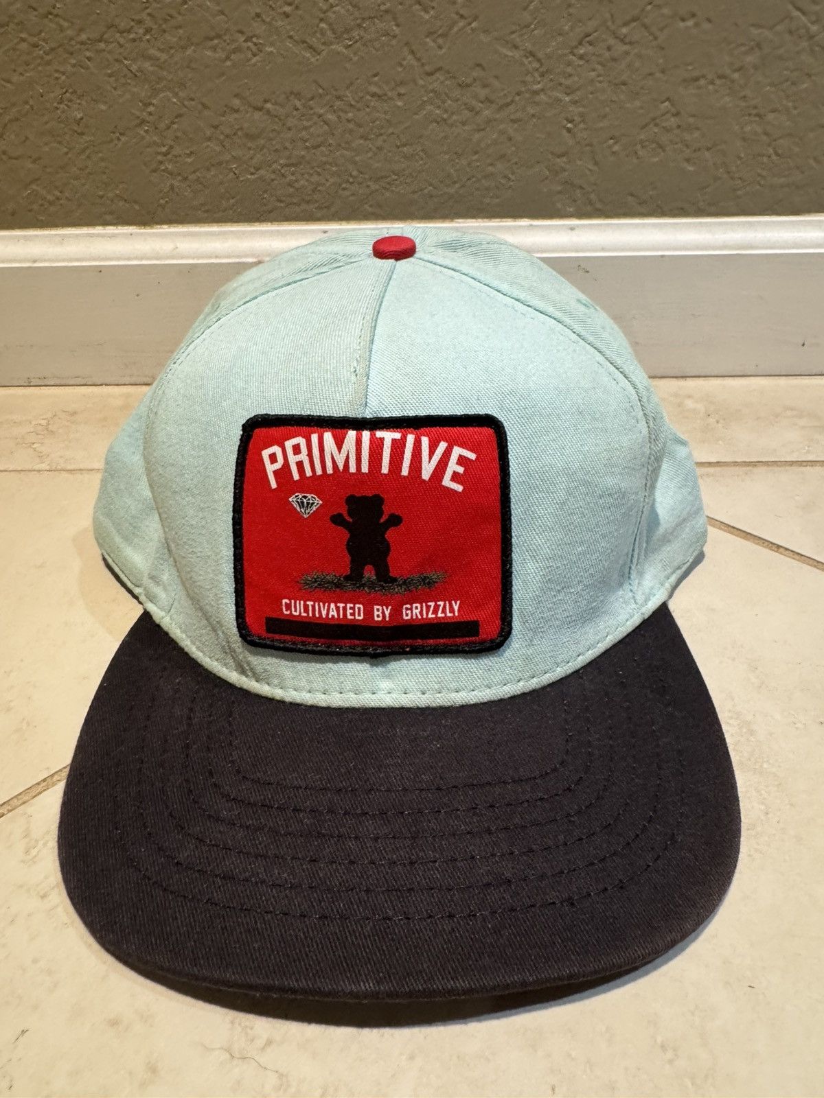 Diamond Supply Co. Diamond Supply Co. x Grizzly Grip Snapback Hat Tiffany Size ONE SIZE - 1 Thumbnail