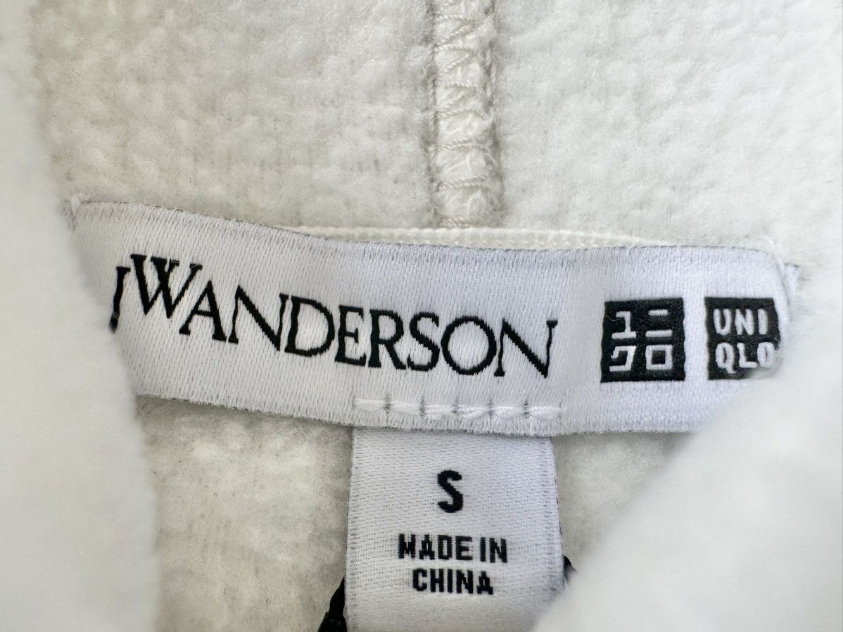 JW Anderson × Uniqlo Small White Fleece Pullover Hoodie Long-Sleeve Sherpa JW Size US S / EU 44-46 / 1 - 6 Thumbnail