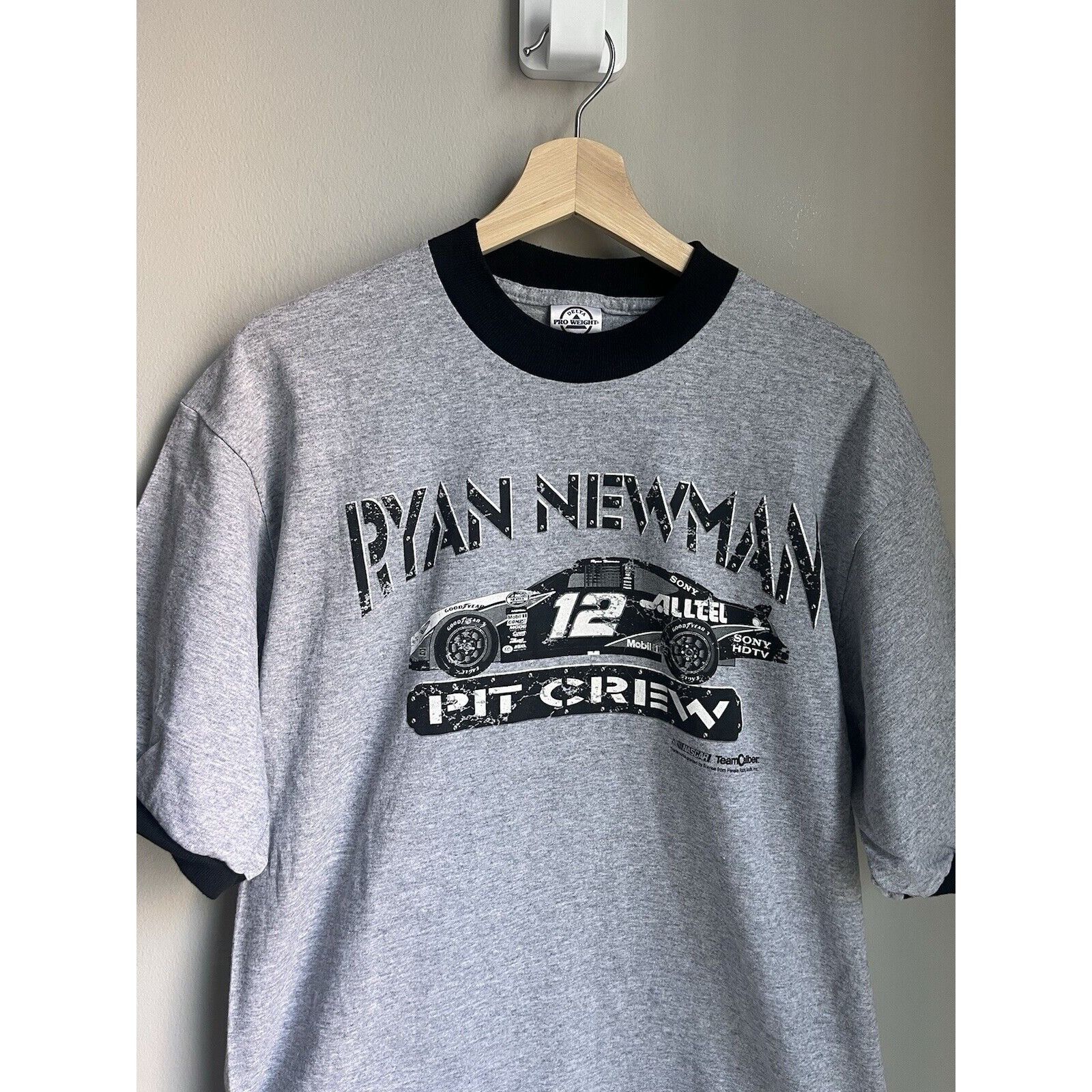 NASCAR NEW VINTAGE NASCAR RACING RYAN NEWMAN #12 RINGER T SHIRT Y2K Size US L / EU 52-54 / 3 - 2 Thumbnail