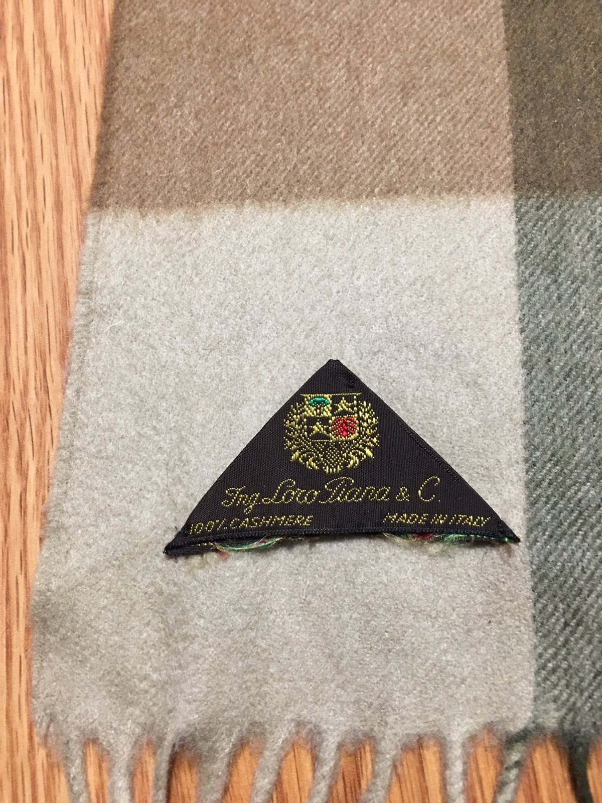 Loro Piana Loro Piana Cashmere Checked Large Scarf Shawl Size ONE SIZE - 4 Thumbnail