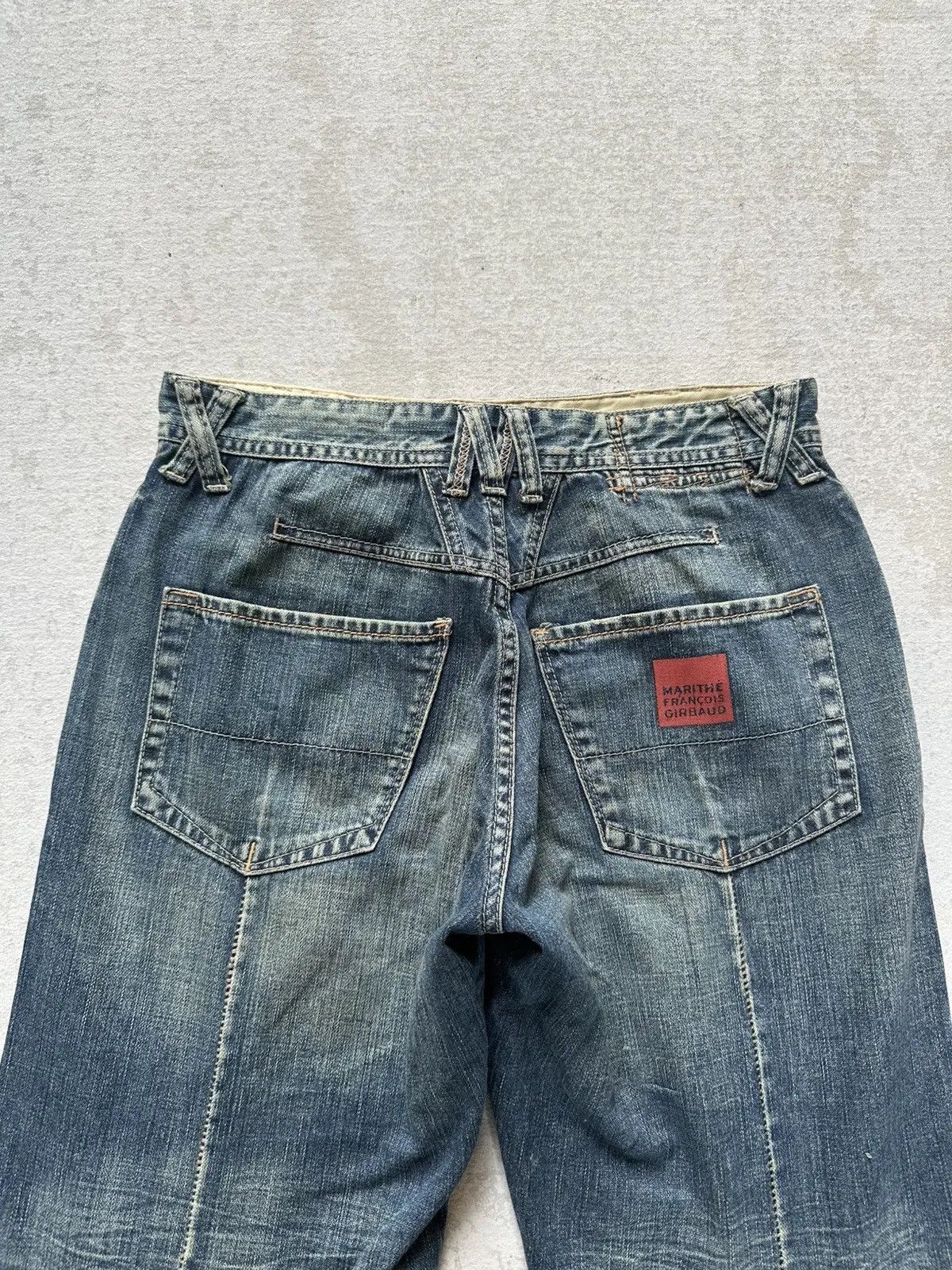 Marithe + Francois Girbaud CRAZY💥Vintage MARITHE FRANCOIS GIRBAUD Jean DoubleKnee Pants Size US 30 / EU 46 - 15 Thumbnail