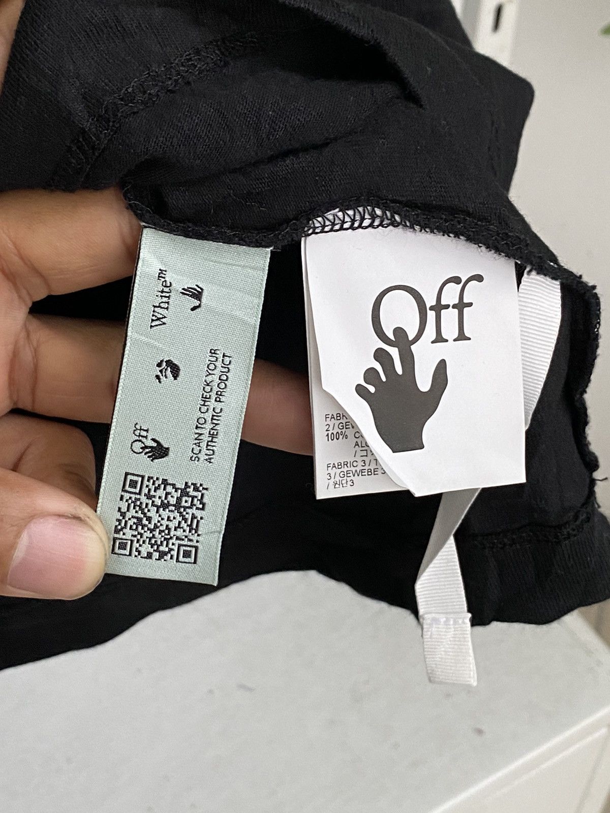 Off-White Off-White Virgil Abloh Hoodie Double Layer Connected T-Shirt Size US L / EU 52-54 / 3 - 7 Thumbnail