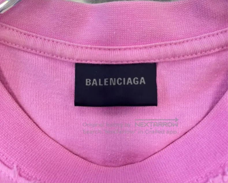 Balenciaga Balenciaga Pink double B graffiti letter logo short-sleeve Size US M / EU 48-50 / 2 - 3 Thumbnail