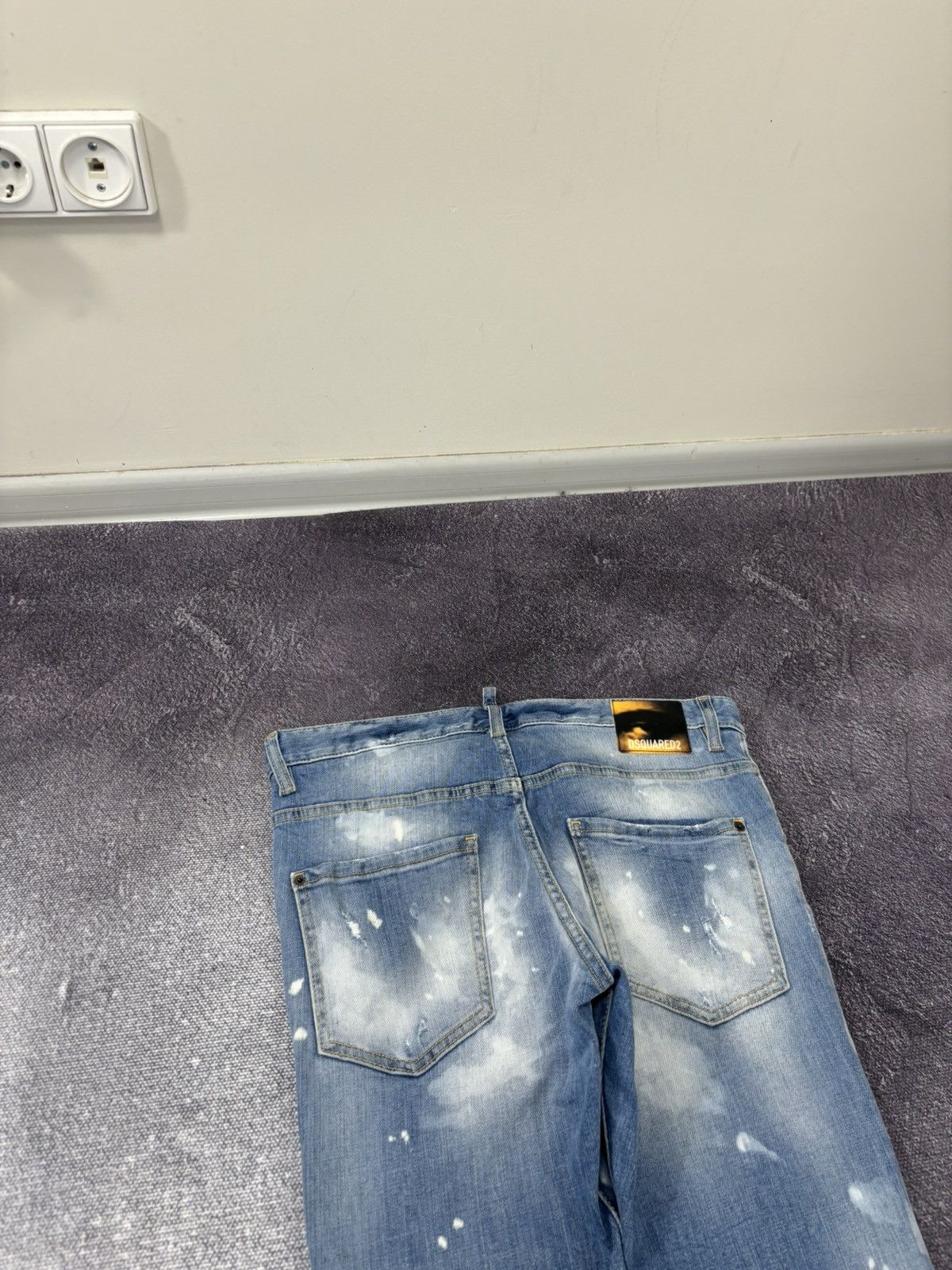 Dsquared2 Dsquared2 Light Blue Ripped Skinny Distressed Denim Jeans Size US 34 / EU 50 - 15 Thumbnail