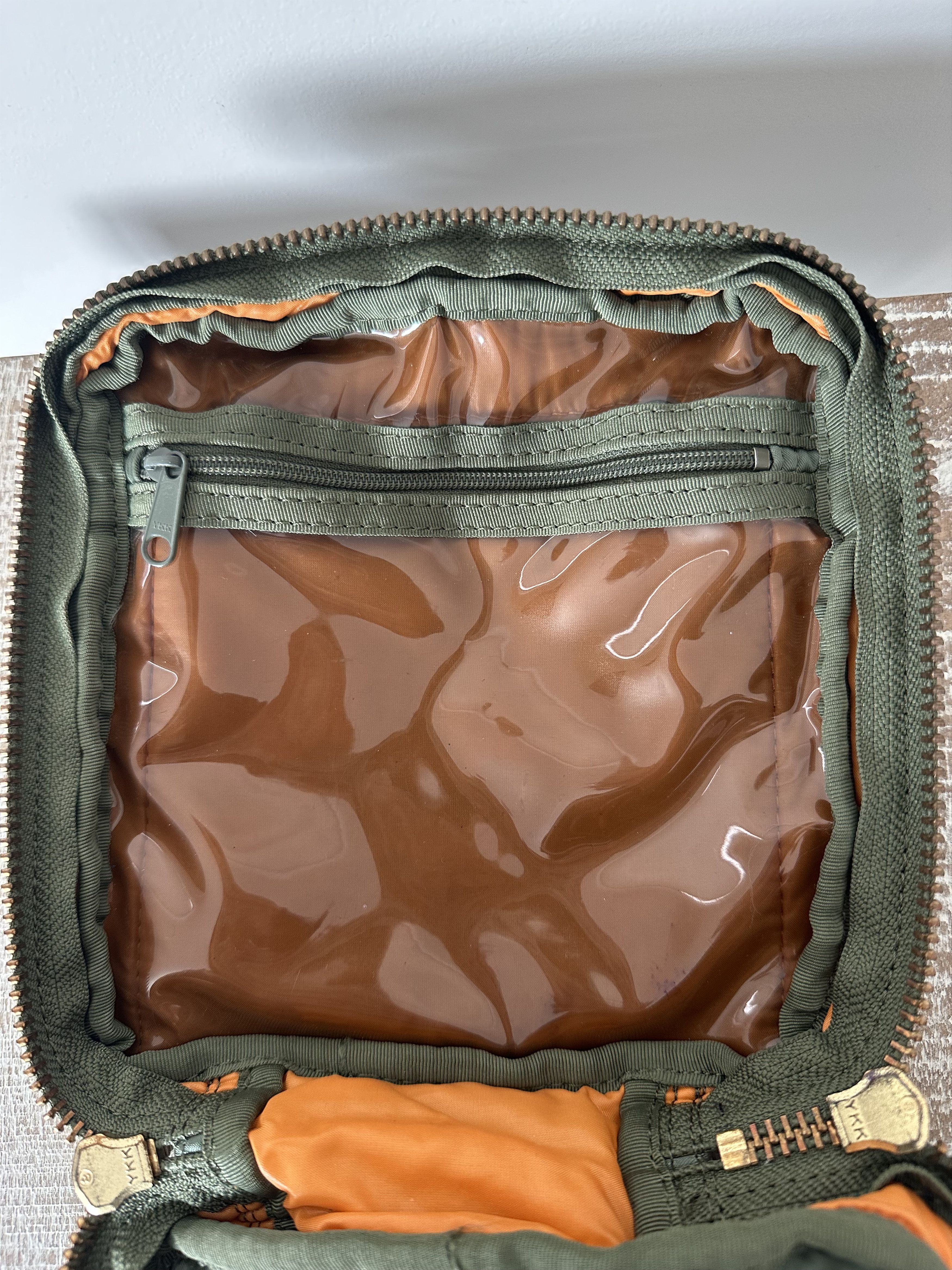 Porter PORTER TANKER VERTICAL MESSENGER BAG SAGE GREEN OS Size ONE SIZE - 11 Thumbnail