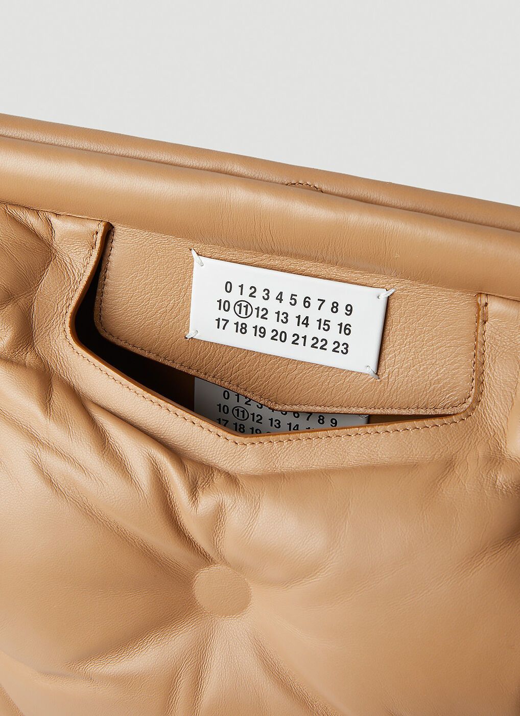 Maison Margiela o1w1db10525 Size: OS / Glam Slam Large Clutch Bag in Beige Size ONE SIZE - 5 Thumbnail