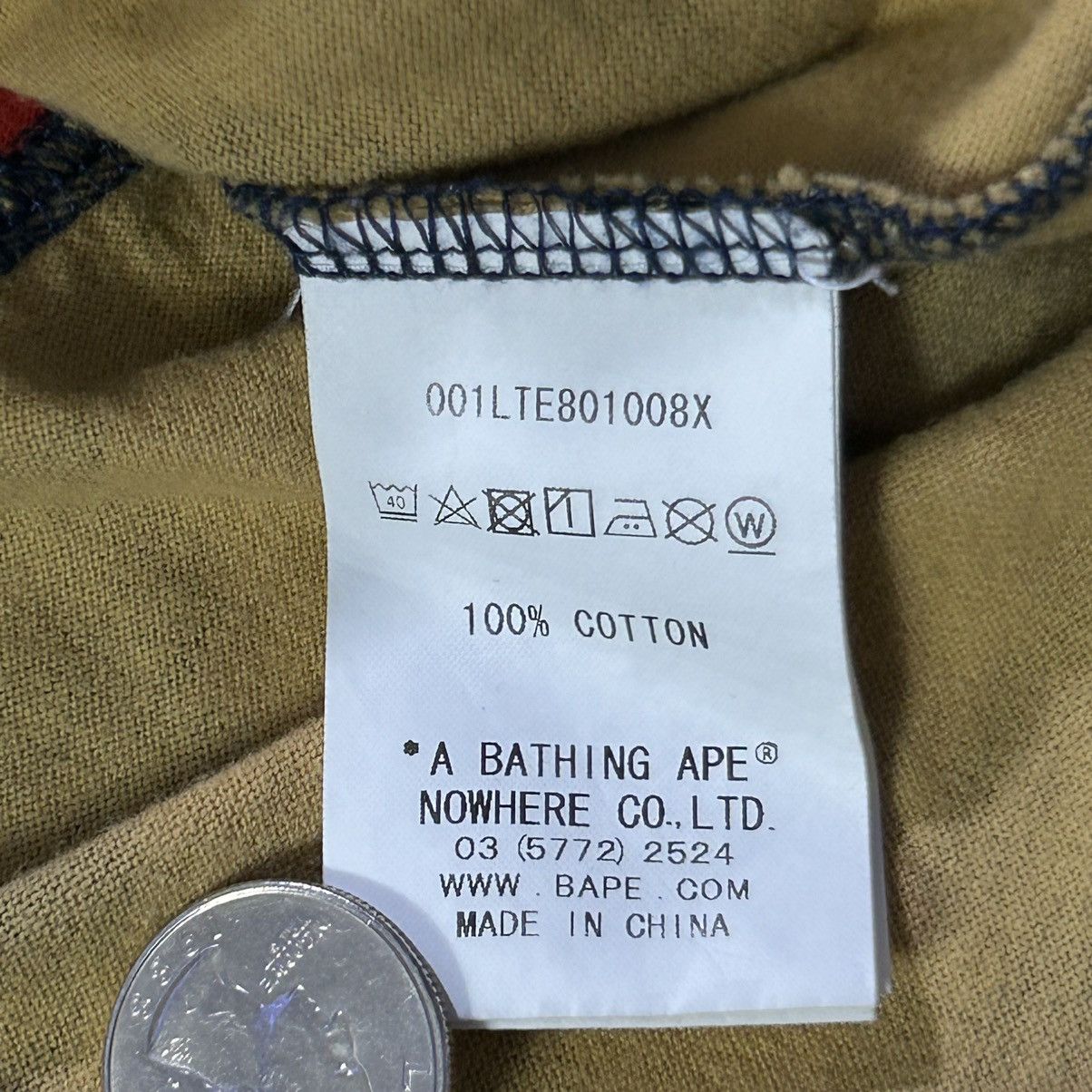 Bape BAPE Long Sleeve T Shirt Size US M / EU 48-50 / 2 - 6 Thumbnail