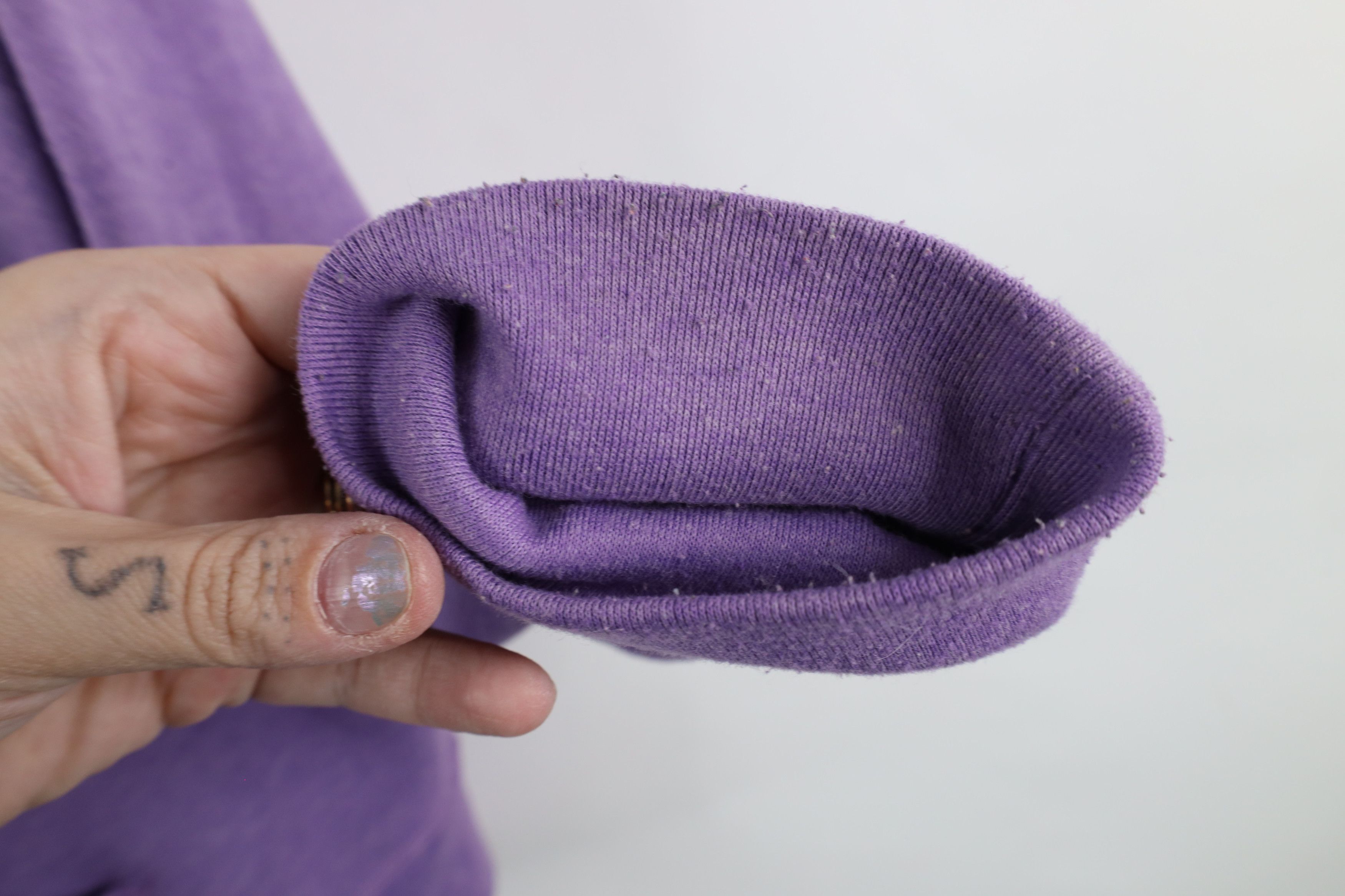 Ralph Lauren × Vintage Vintage 90s Ralph Lauren Full Zip Hoodie Sweatshirt Purple Size XXL / US 16-18 / IT 52-54 - 7 Thumbnail