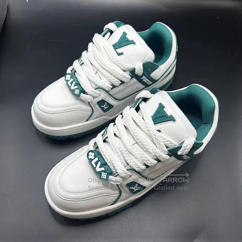 Louis Vuitton Green Fat Ding shoes