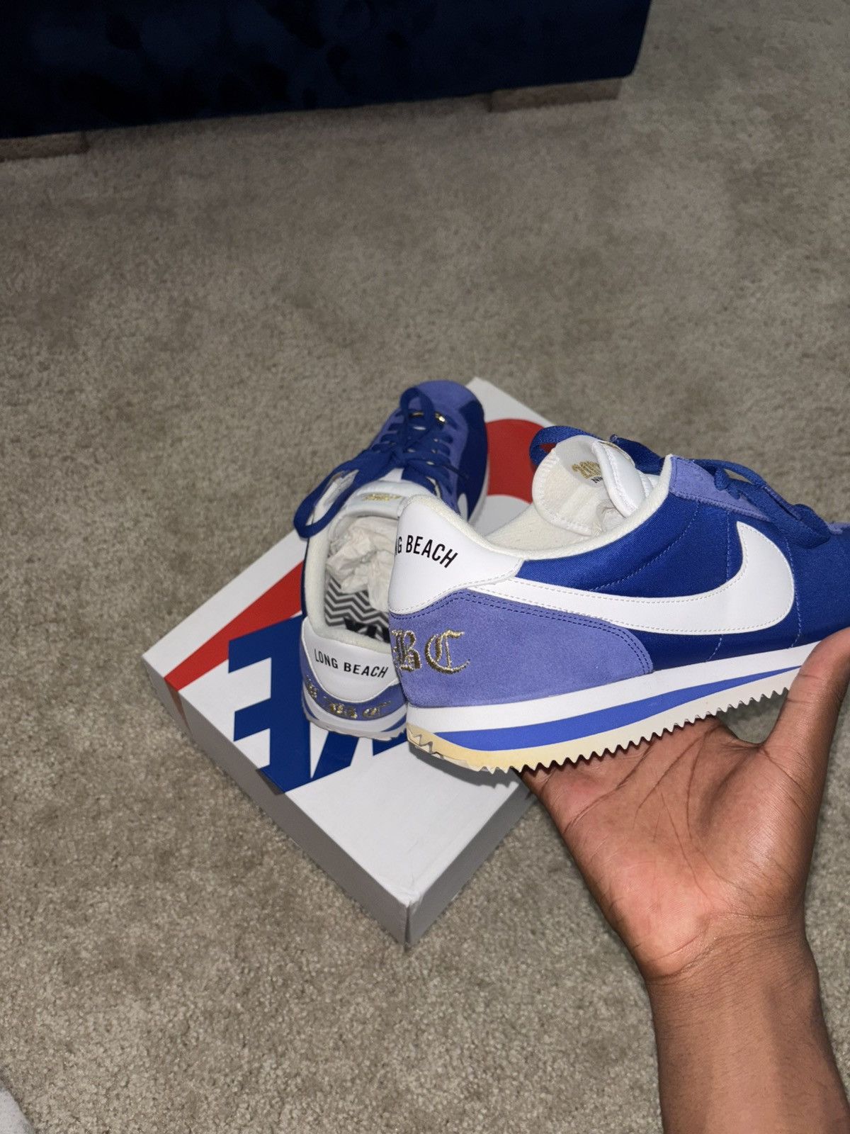 Nike lbc ( long beach city ) blue nike cortez Size US 9 / EU 42 - 3 Thumbnail