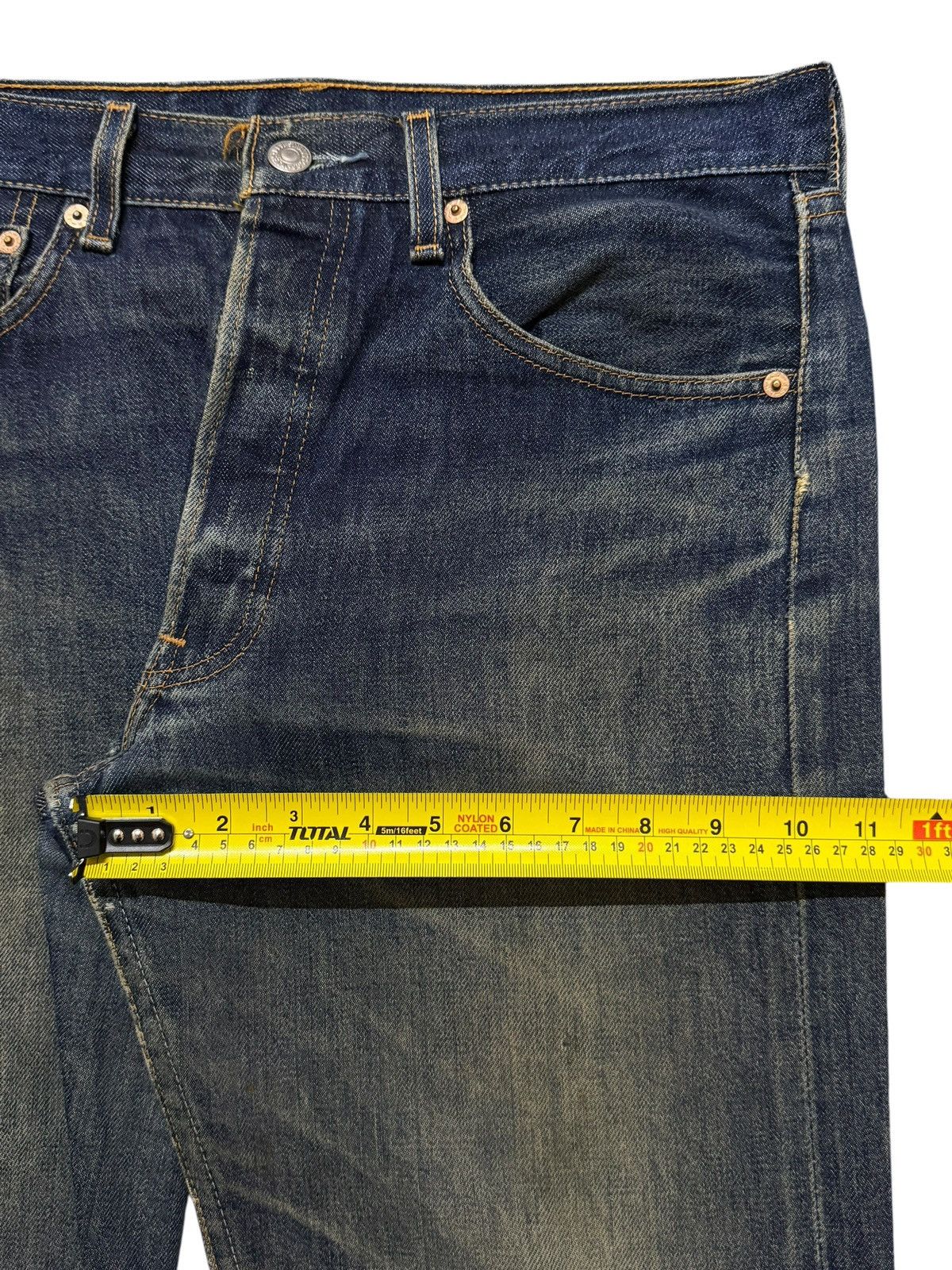 Levi's Vintage Clothing Vintage 90s Levis 501 Faded Mud Wash Distress Regular Fits Size US 32 / EU 48 - 12 Thumbnail