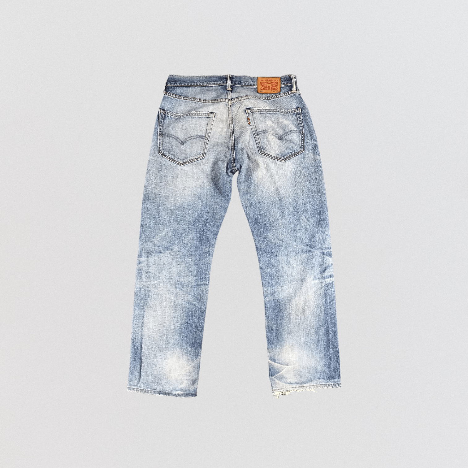 Levi's × Vintage Vintage Distress Blue Wash Levis 503 Jeans-JM1420 Size US 34 / EU 50 - 2 Thumbnail