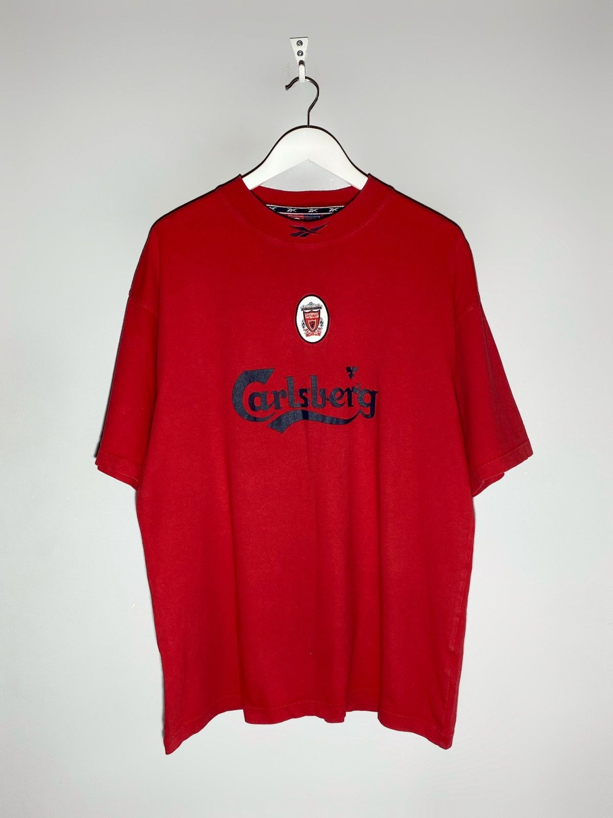 Reebok Vintage Reebok Liverpool FC 90s Cotton T-shirt Size US L / EU 52-54 / 3 - 1 Thumbnail