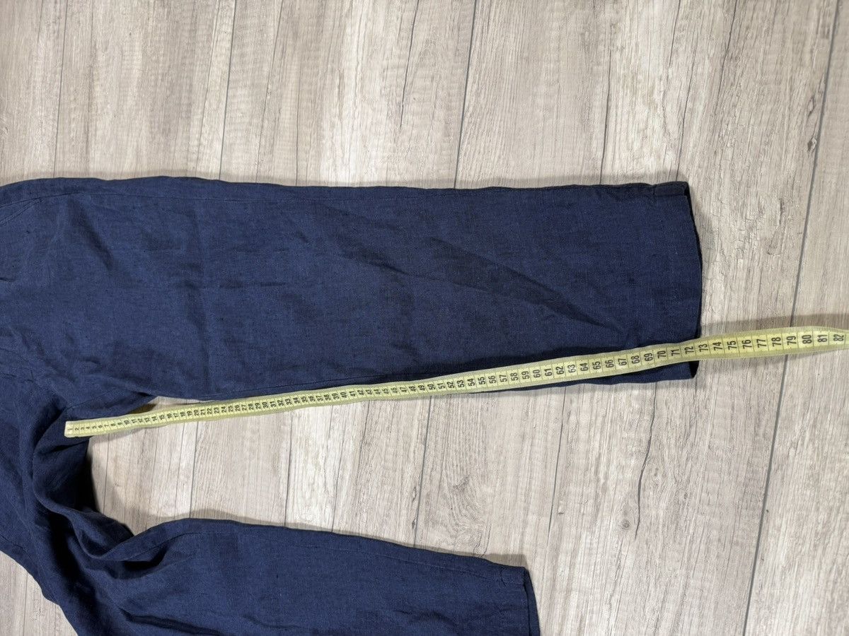Hiltl Hiltl Tessuti Sondrio lightweight tapered linen trousers Size US 32 / EU 48 - 18 Thumbnail