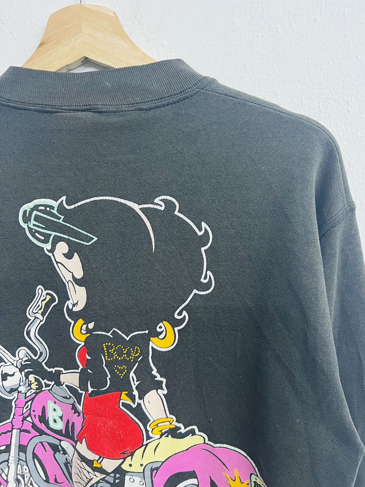 Cartoon Network × Vintage Vintage 90s Betty Boop Mirror Print Crewneck Sweatshirt Size US M / EU 48-50 / 2 - 10 Thumbnail