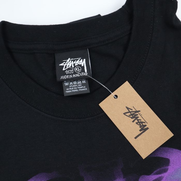 Stussy Stussy RIB CAGE 3M Long Sleeve Tee T-Shirt Black - XL - NWT