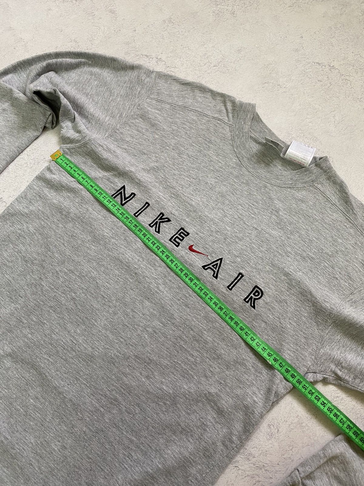 Nike Vintage 90s Nike Center Swoosh Big Logo Long Sleeve Shirt Size US S / EU 44-46 / 1 - 9 Thumbnail