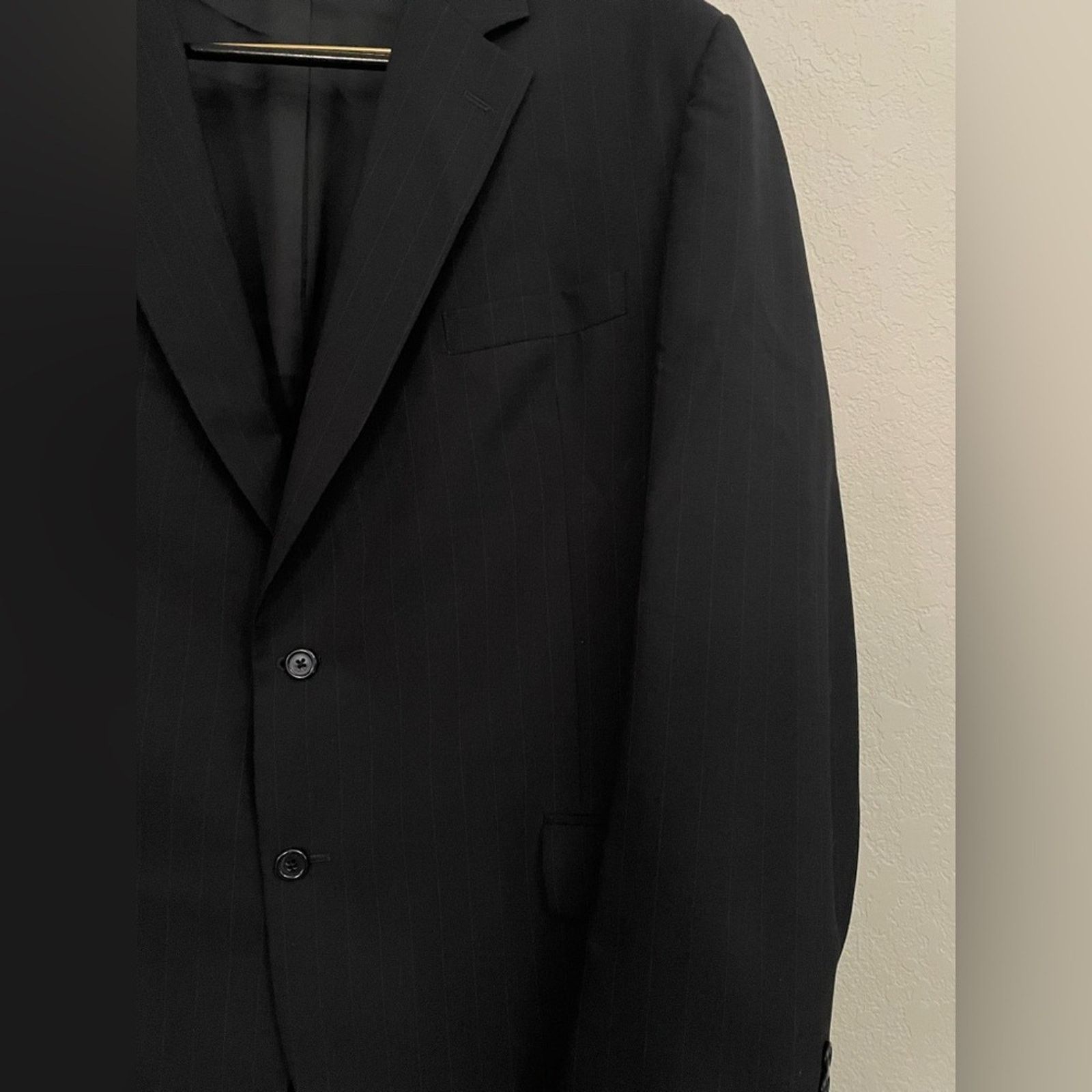 Jos. A. Bank Jos A Bank Big and Tall Fit Gray Pinstripe Suit 40 Long Size 40L - 5 Thumbnail