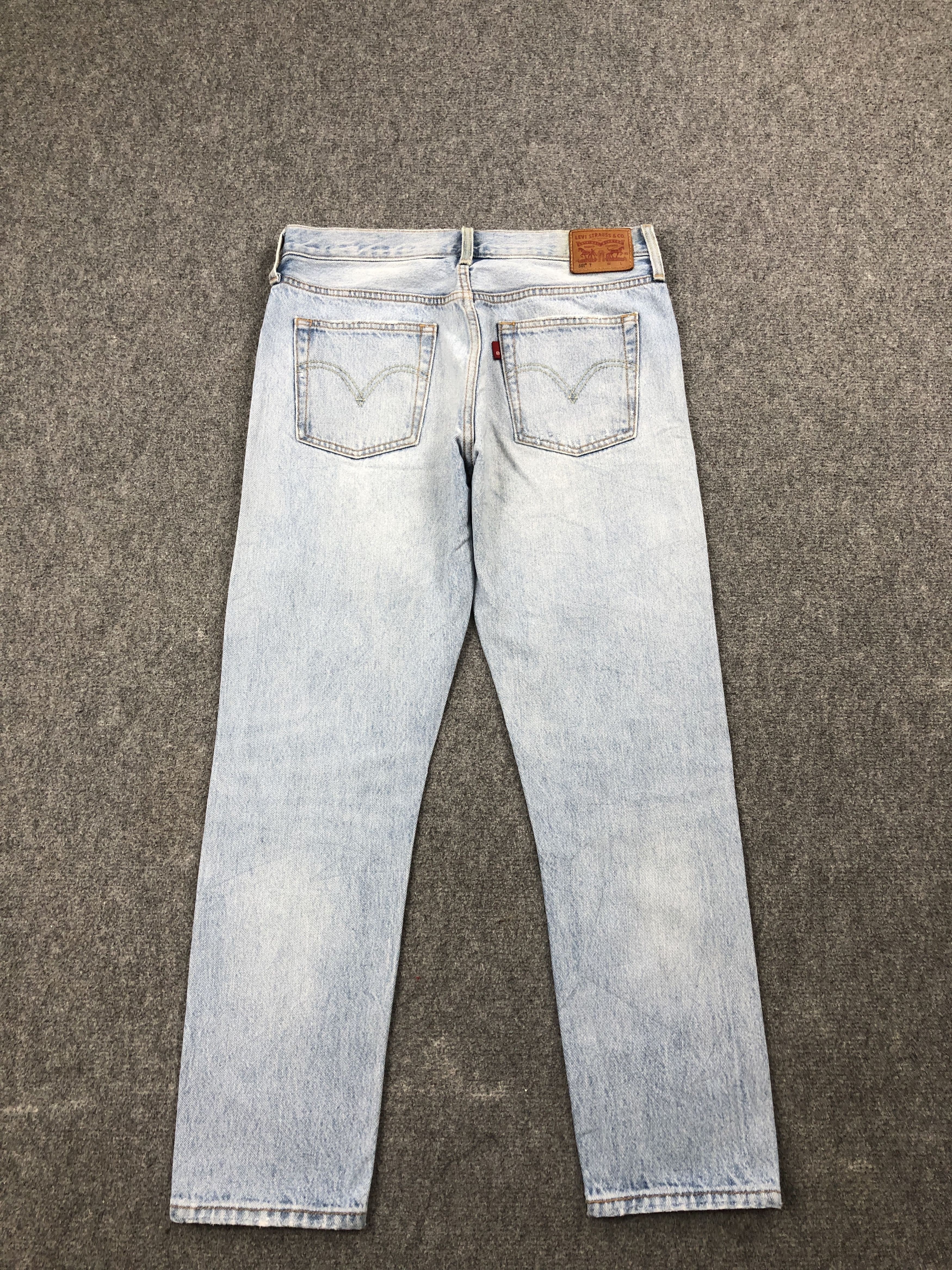 Levi's Vintage Distressed Levis 501 T Light Wash Jeans DP2465 Size US 30 / EU 46 - 3 Thumbnail