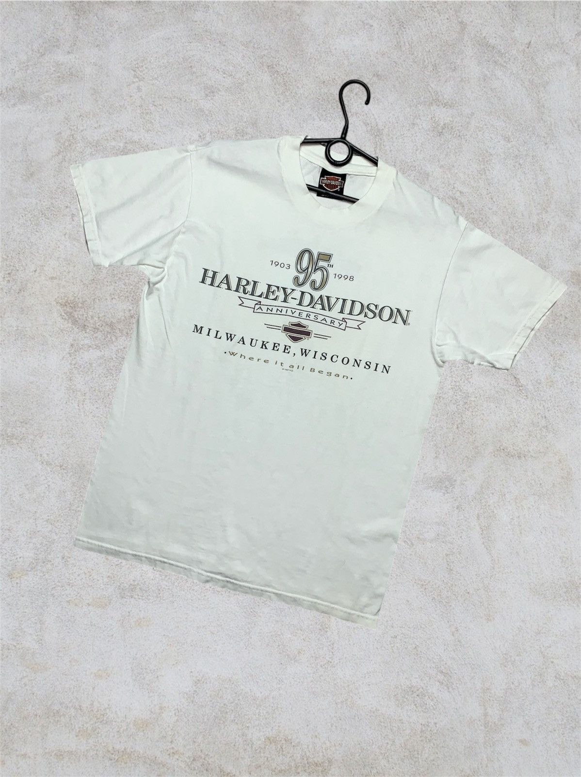 Band Tees × Harley Davidson × Vintage Harry Davidson vintage 1997 T-shirt Size M Size US M / EU 48-50 / 2 - 1 Thumbnail