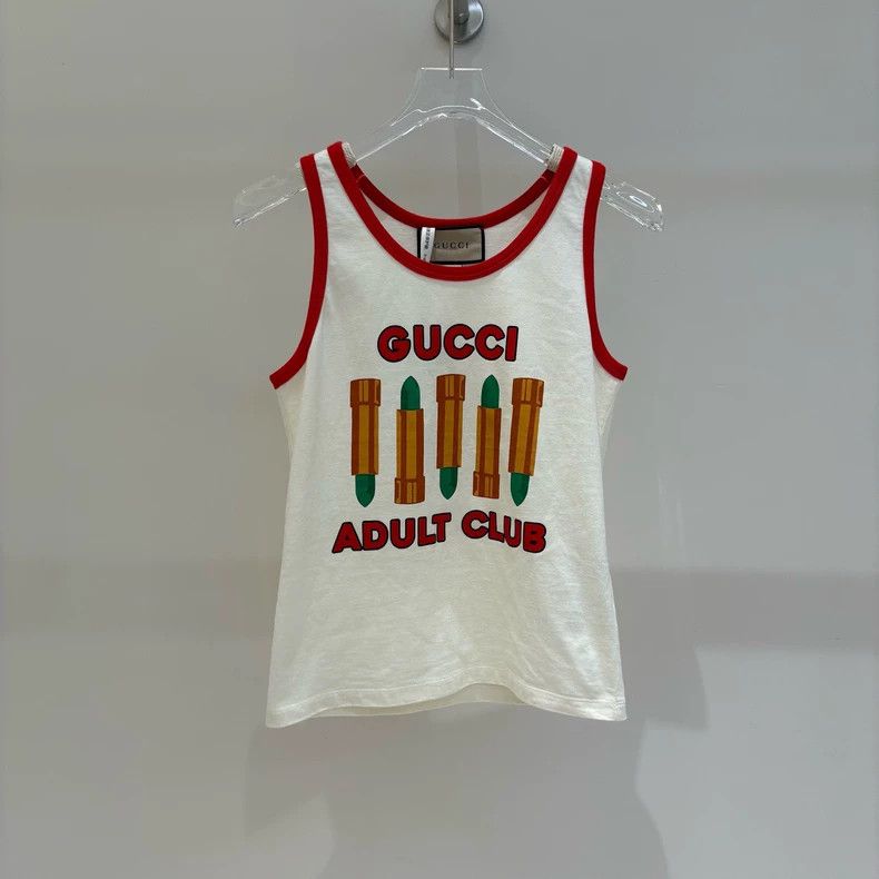 Gucci Gucci Letter round-neck printed color-blocked sleeveless v Size M / US 6-8 / IT 42-44 - 1 Thumbnail
