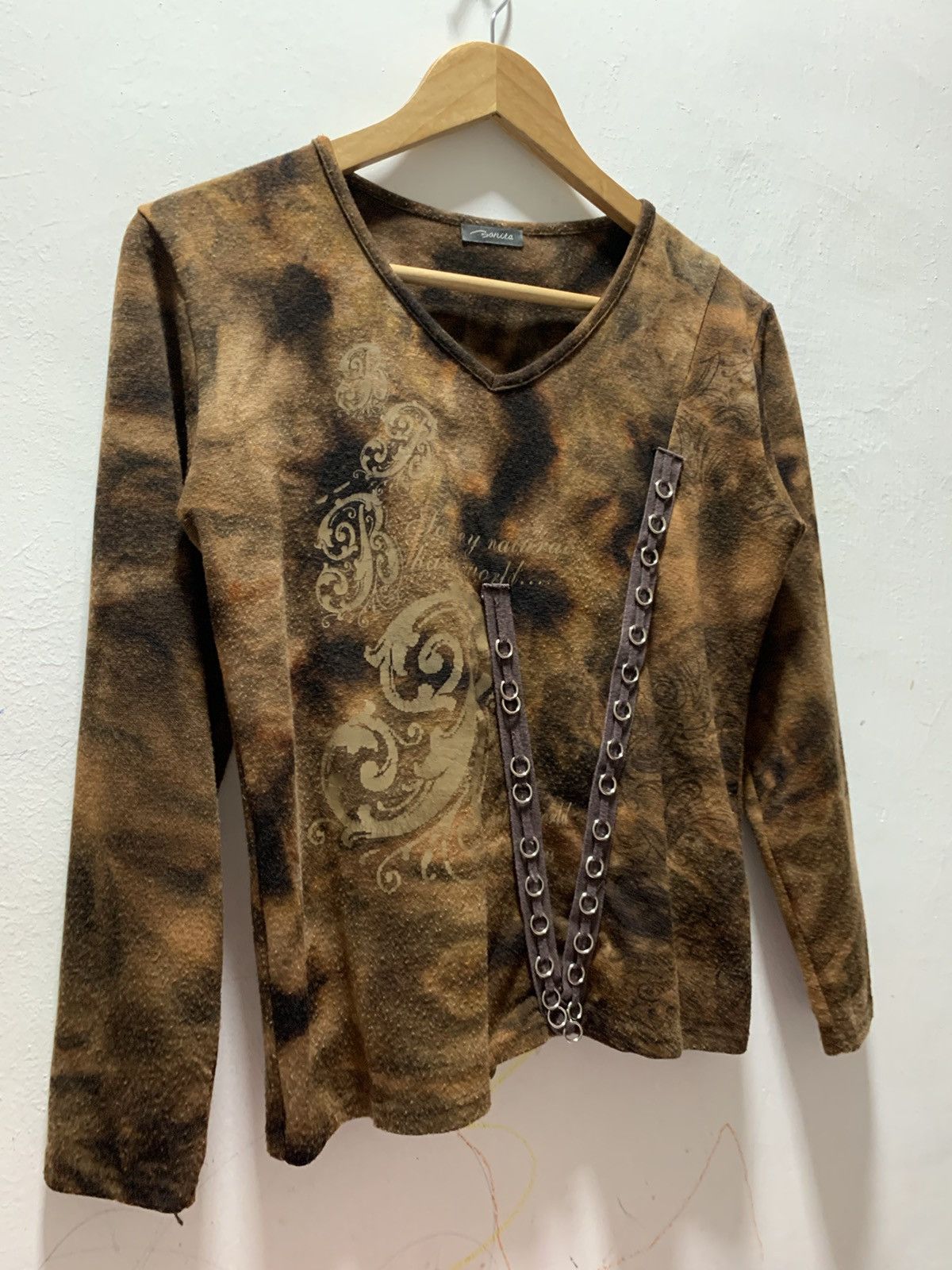 Japanese Brand Crazy Vintage Y2K Gothic Affliction Style Nature Tee Size M / US 6-8 / IT 42-44 - 8 Thumbnail