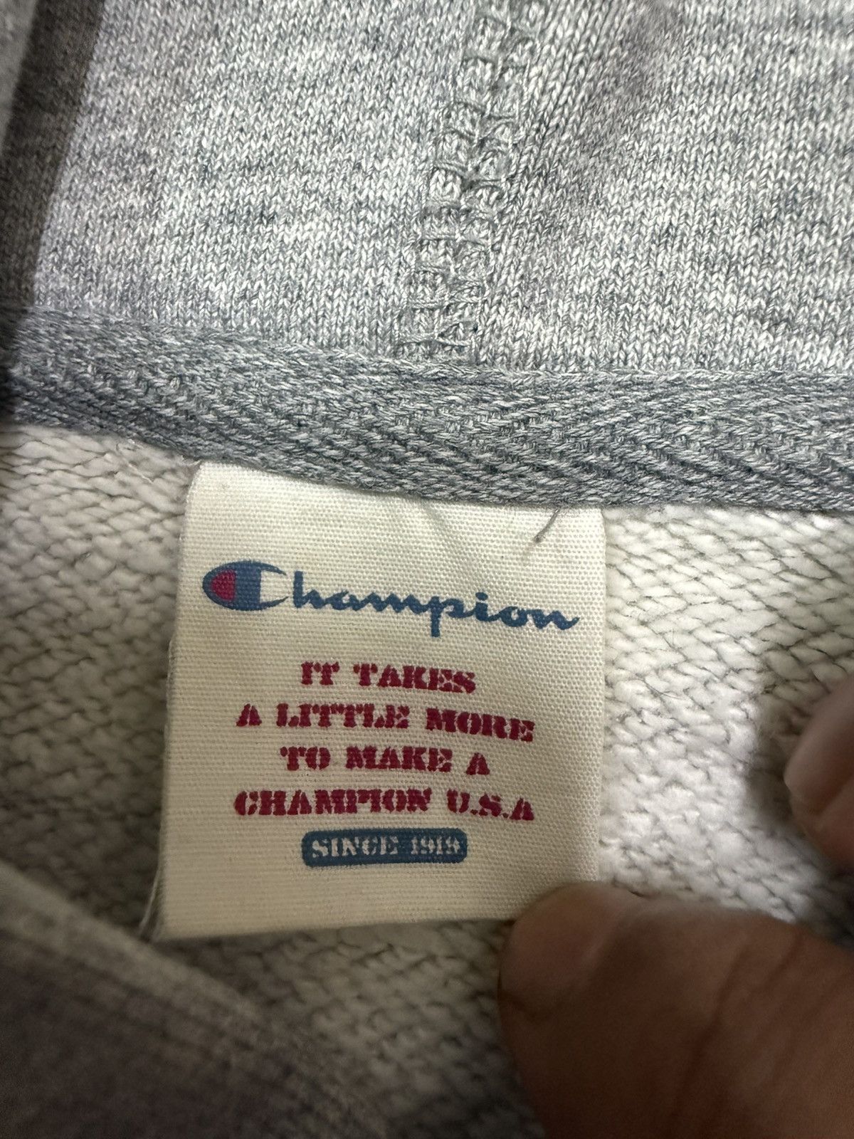 Champion Champion Inspired Reverse Weave Fabric Biglogo Sweater Size US M / EU 48-50 / 2 - 8 Thumbnail